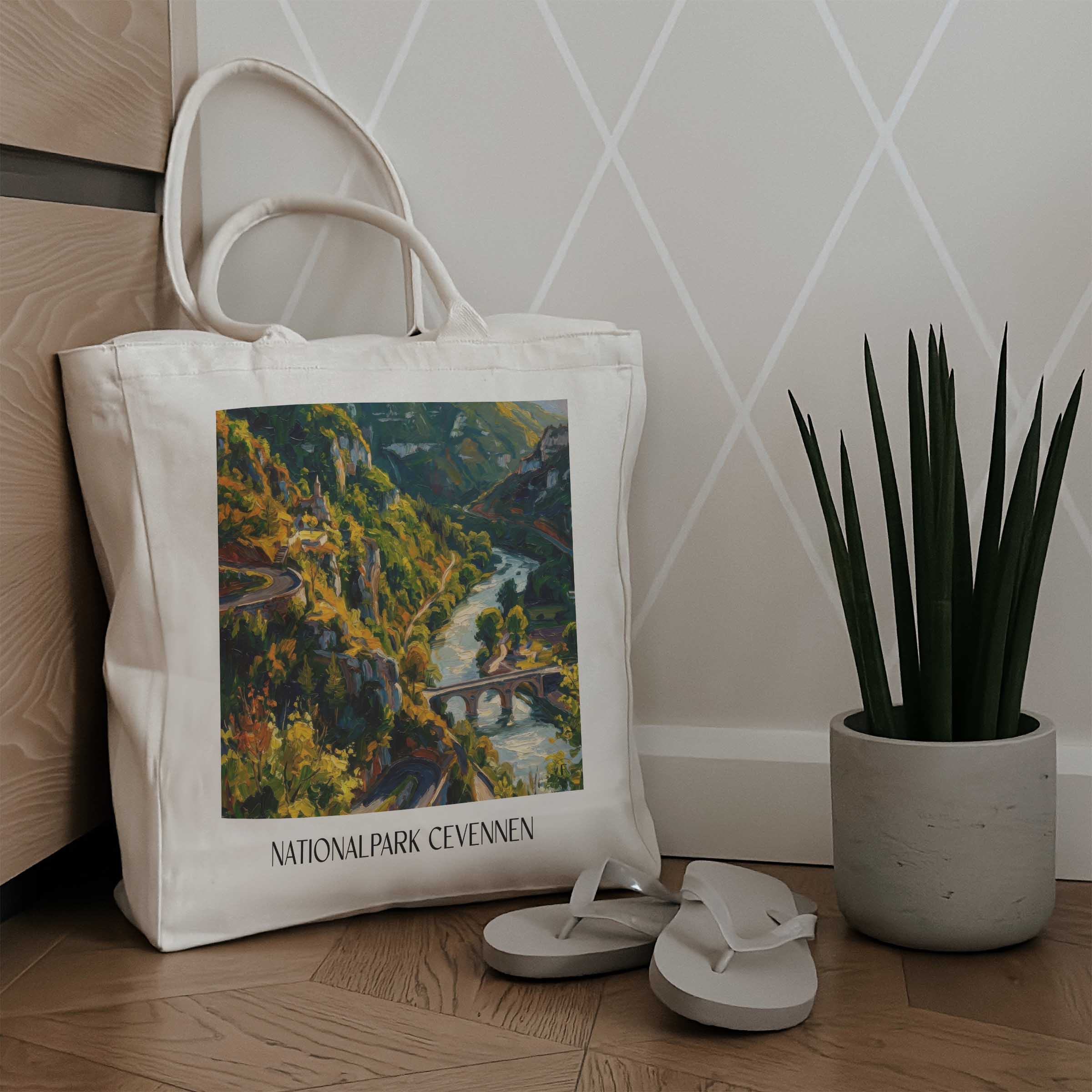 nationalpark-cevennen-okzitanien--frankreich-einkaufstasche-oil-painting-oelgemaelde