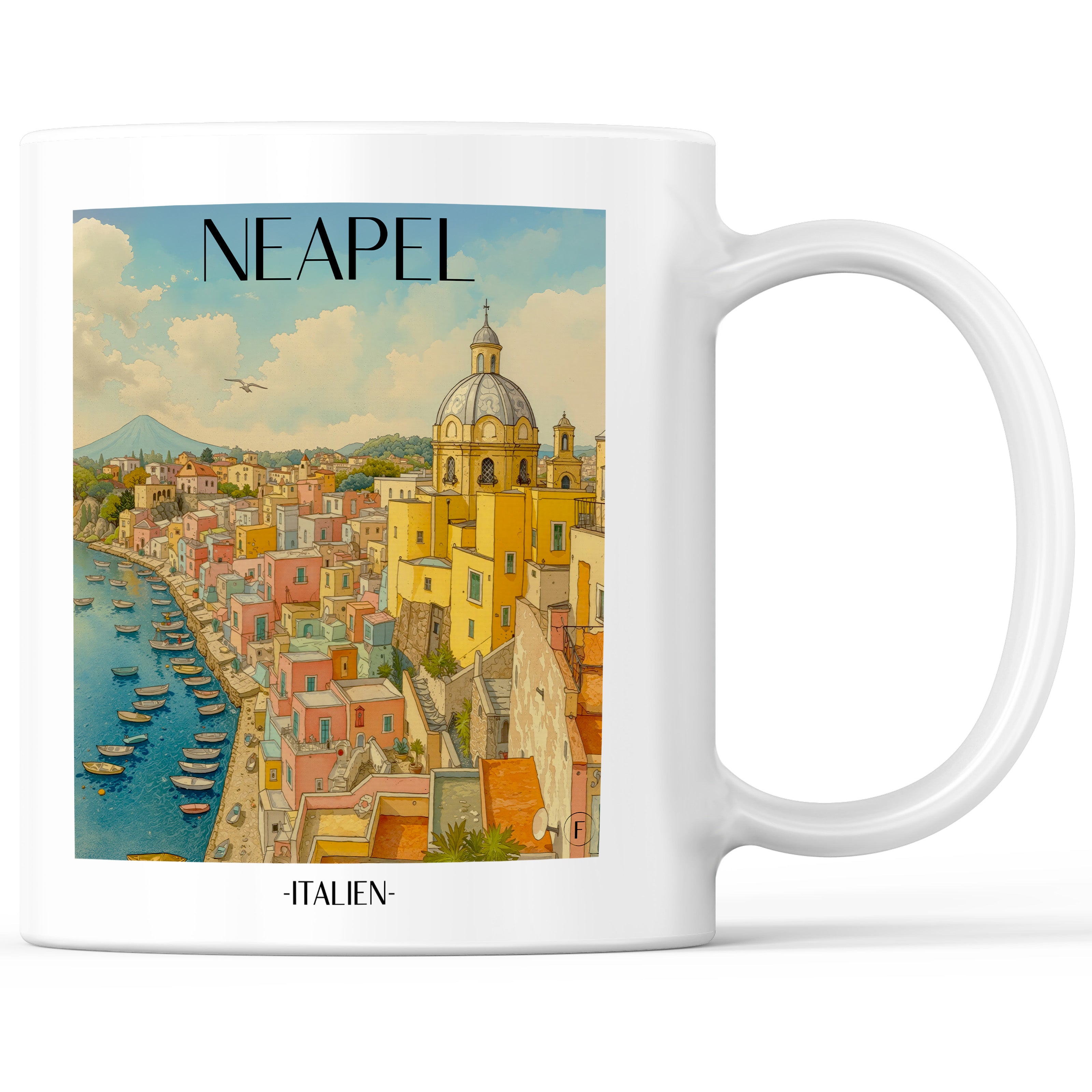 neapel-italien-einkaufstasche-aquarell