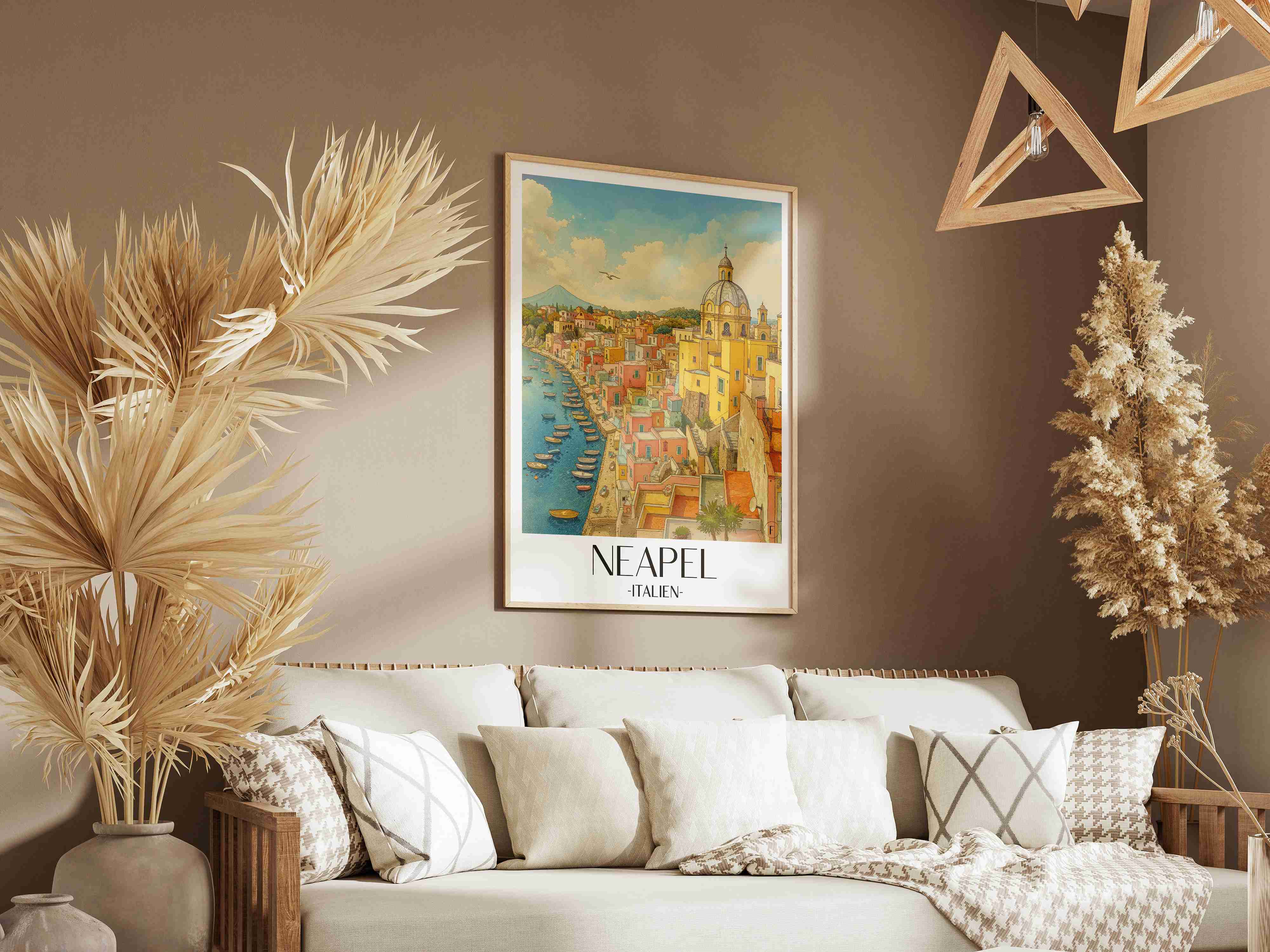 neapel-italien-poster-aquarell