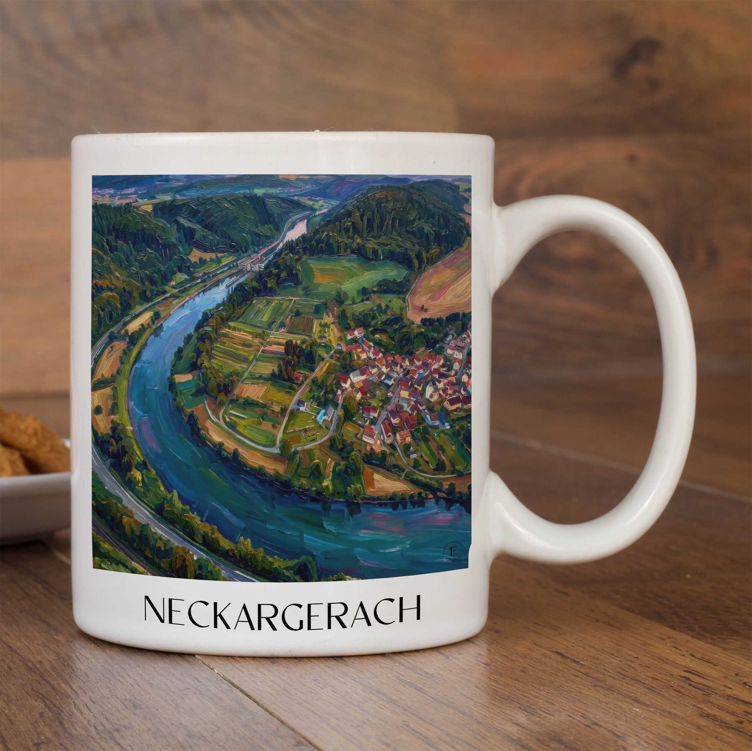 neckargerach-odenwald-deutschland-kaffeebecher-oil-painting-oelgemaelde