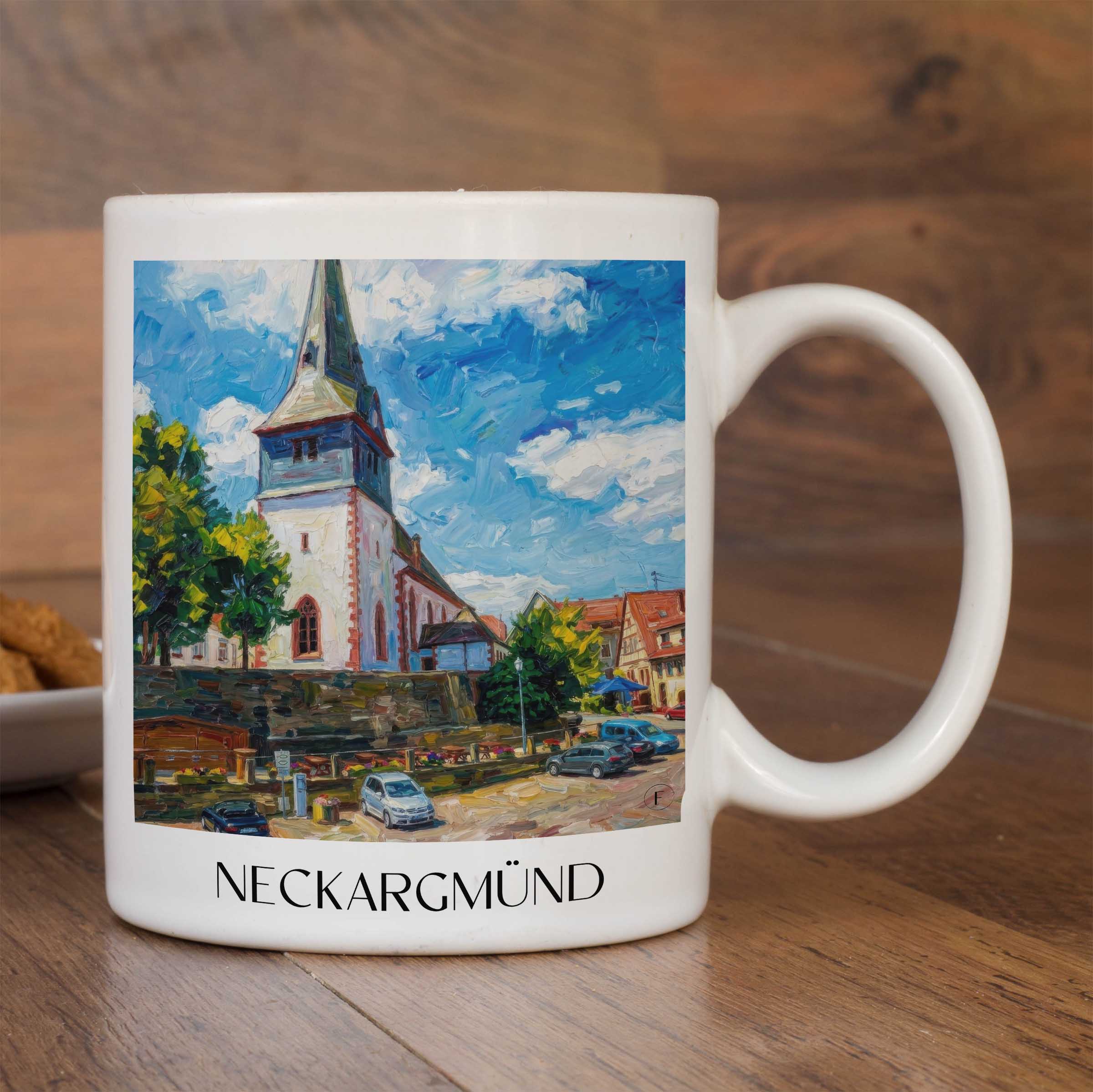 neckargmünd-neckartal-deutschland-kaffeebecher-oil-painting-oelgemaelde