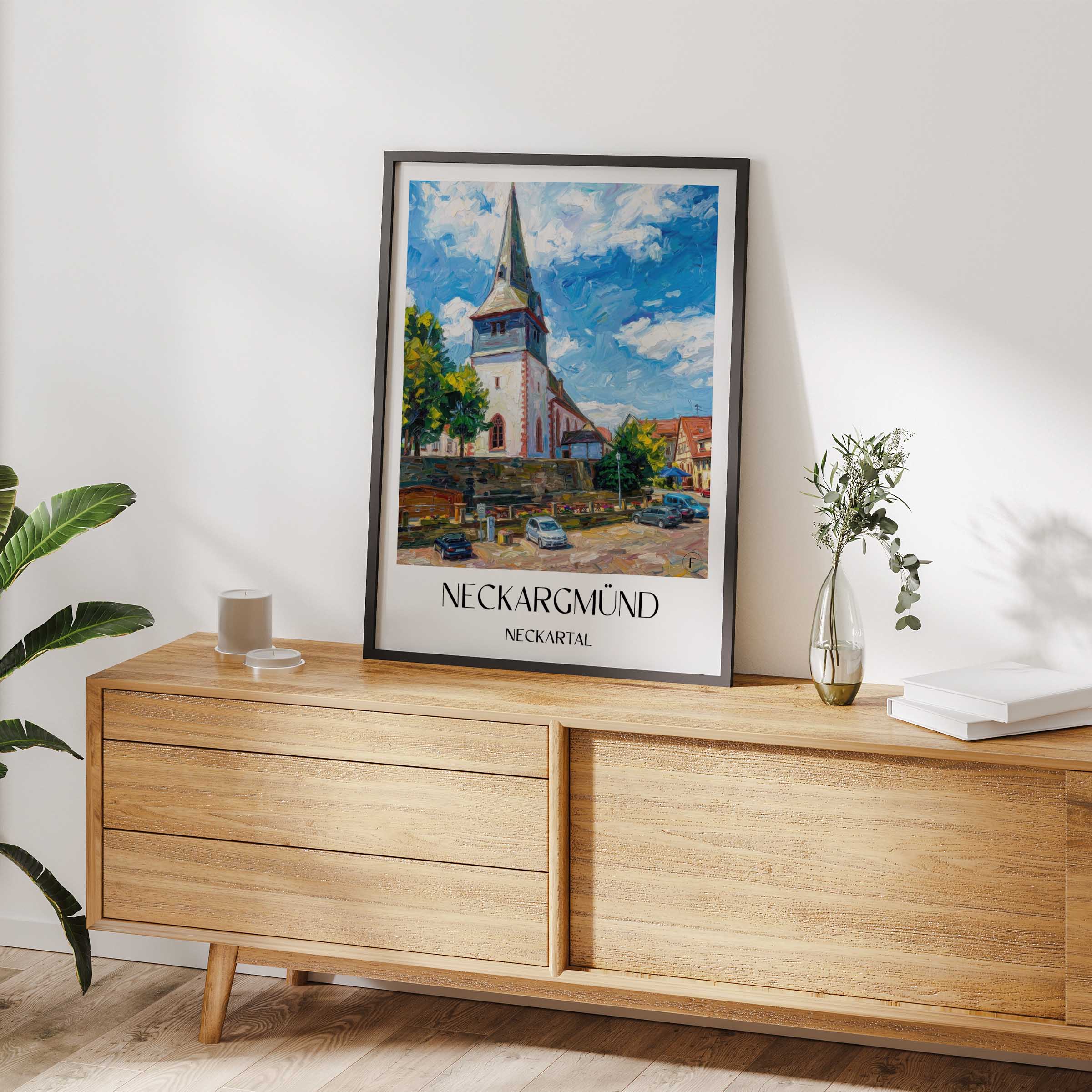 neckargmünd-neckartal-deutschland-poster-oil-painting-oelgemaelde