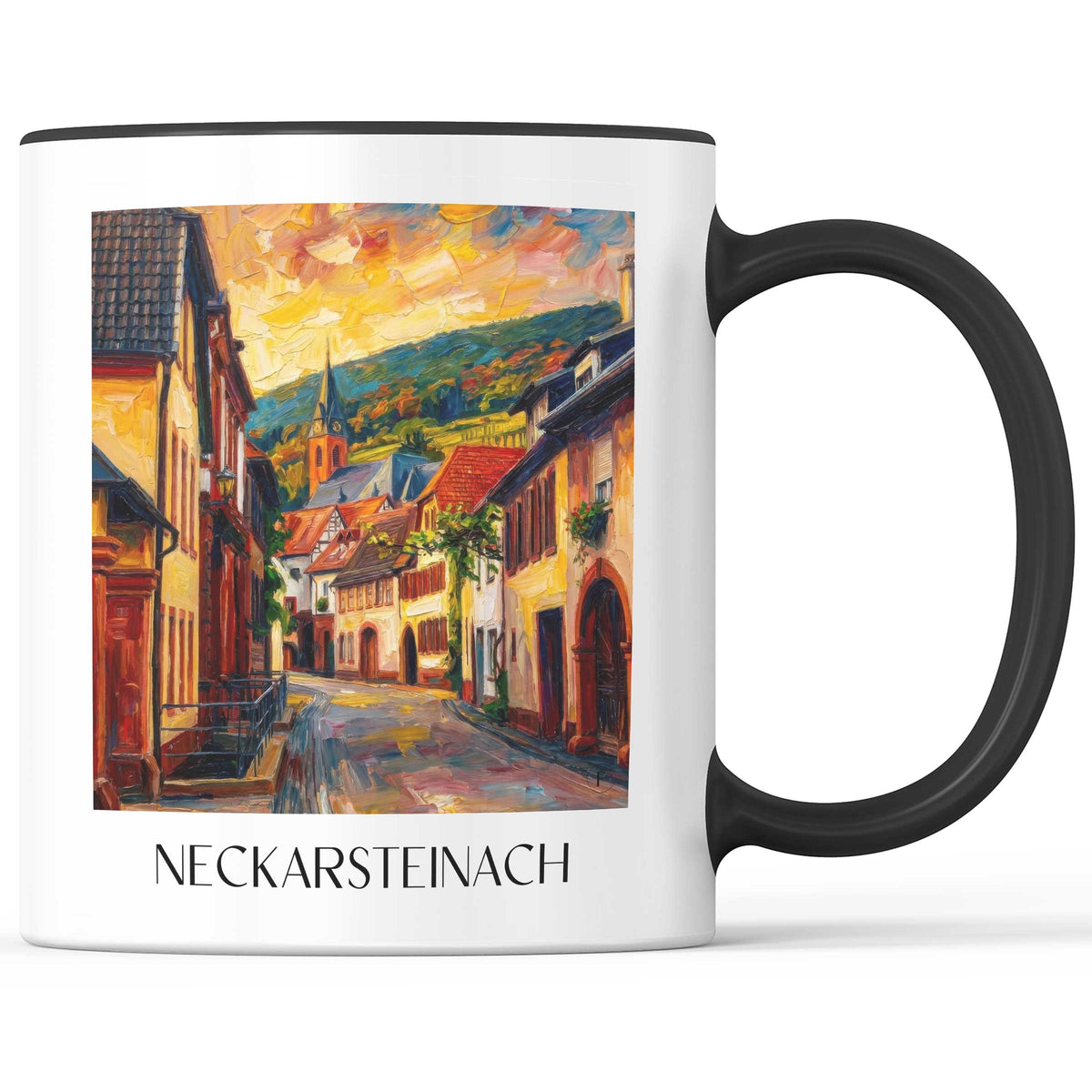 neckarsteinach-neckartal-deutschland-kaffeebecher-oil-painting-oelgemaelde