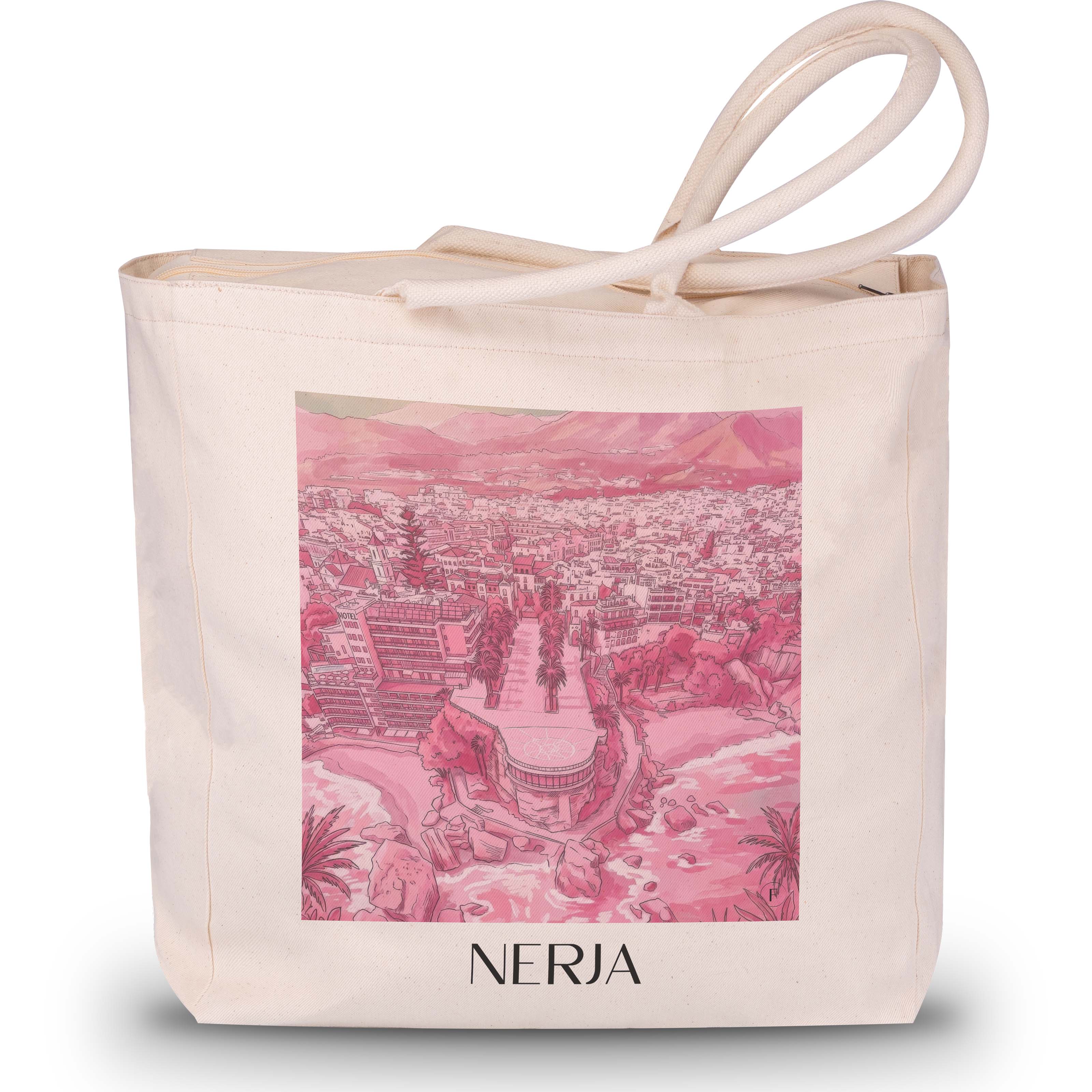 nerja-spanien-spanien-und-spanien-einkaufstasche-aquarell-pink-rosa