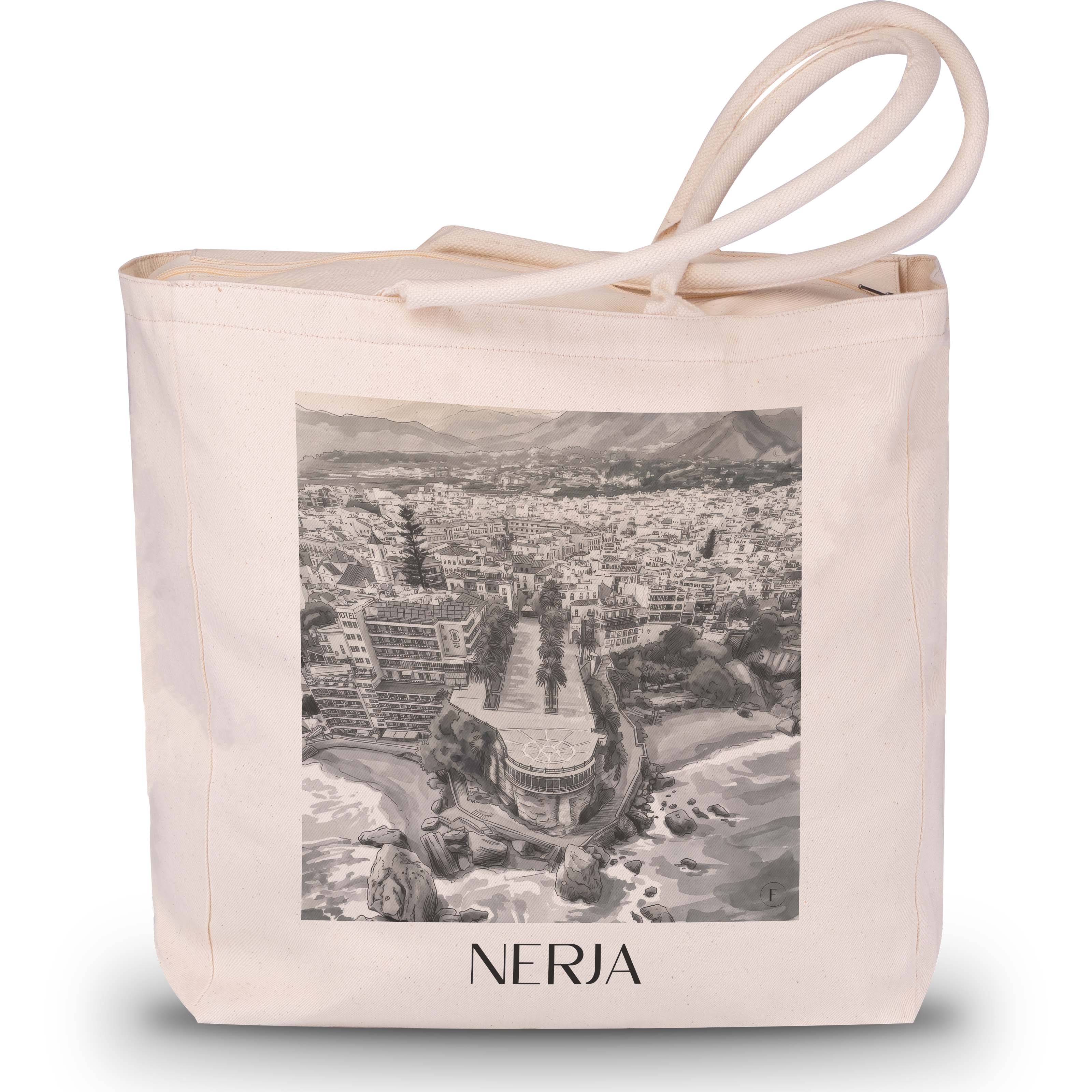 nerja-spanien-spanien-und-spanien-einkaufstasche-aquarell-schwarz-weiss