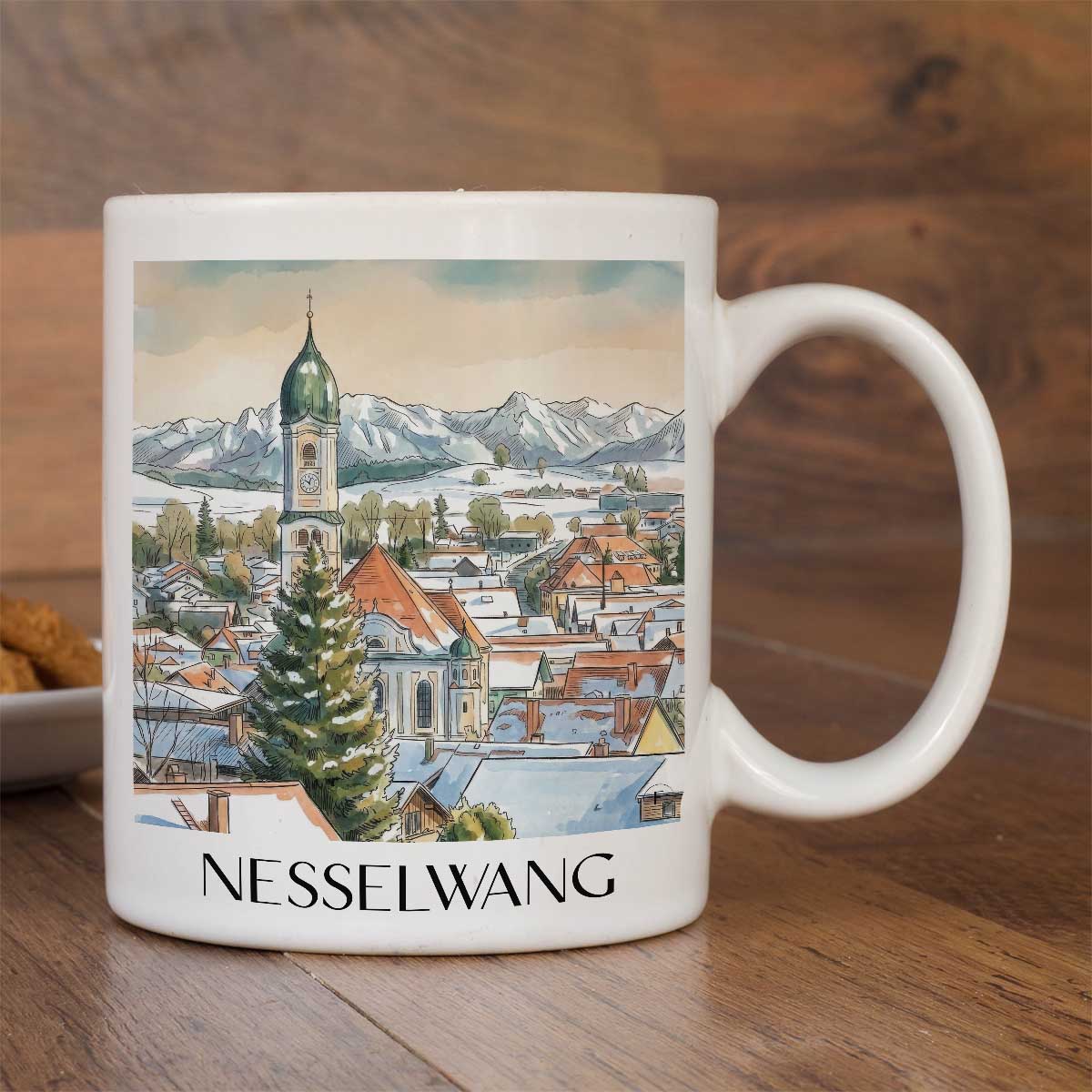 nesselwang-(im-winter)-ostallgäu-deutschland-kaffeebecher-aquarell