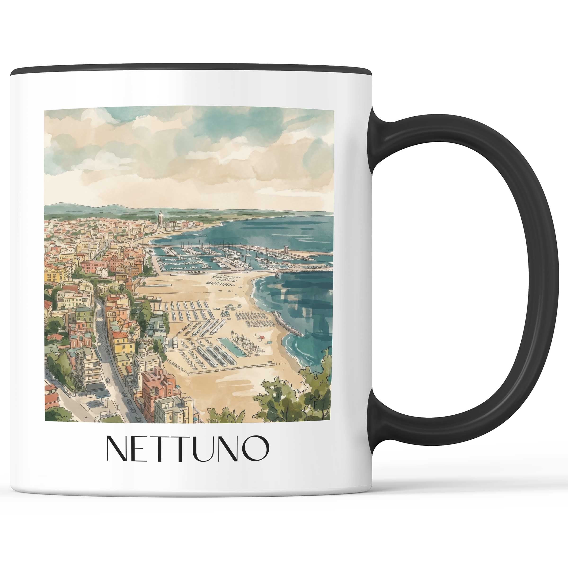 nettuno-latium-italien-kaffeebecher-aquarell