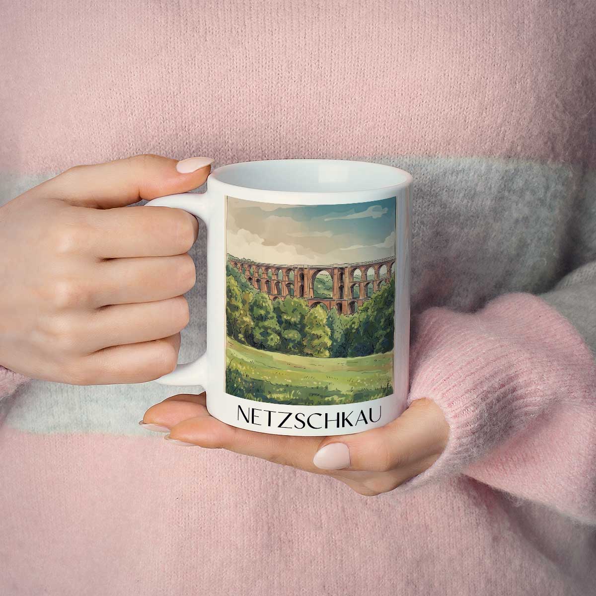 netzschkau-vogtland-deutschland-kaffeebecher-aquarell