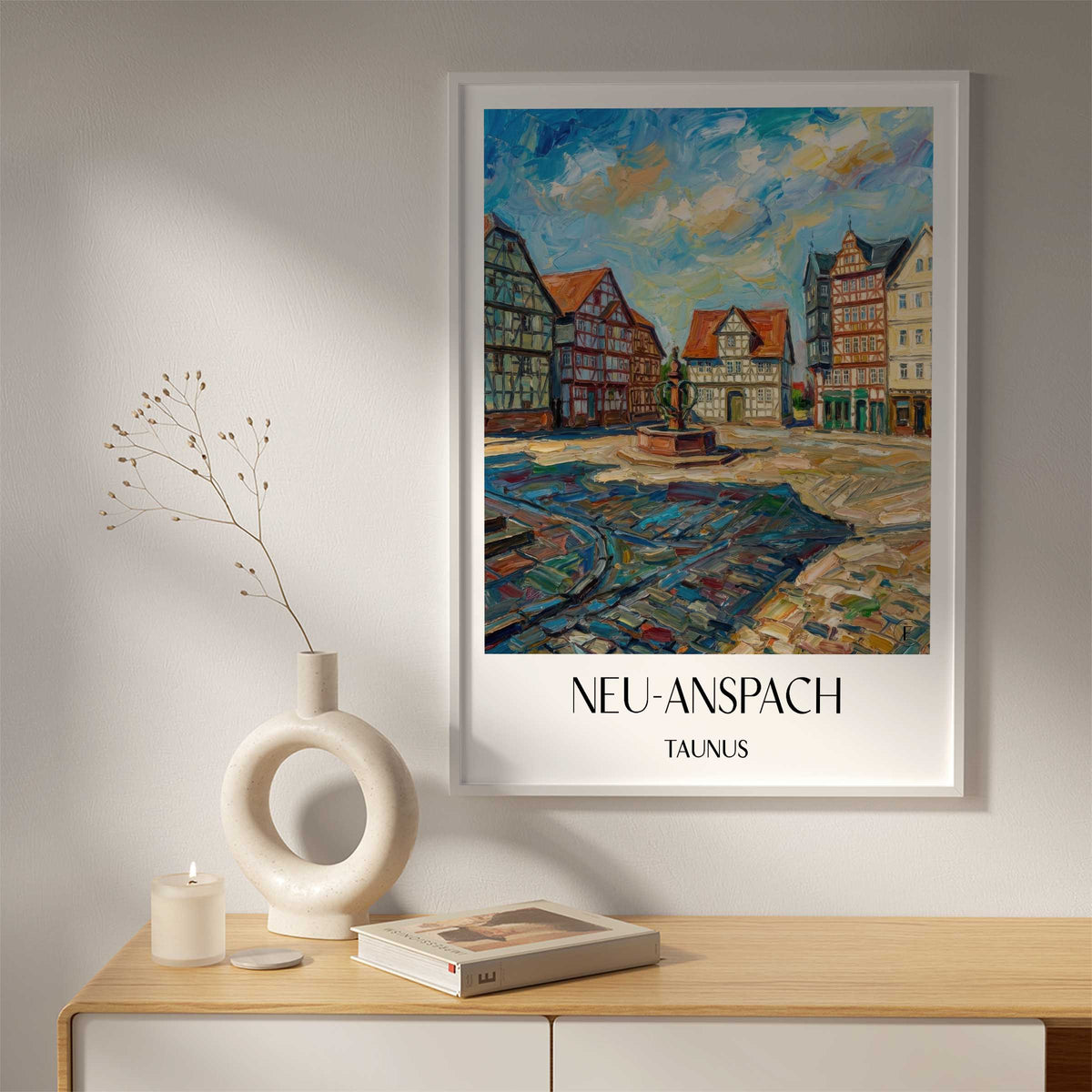 neu-anspach-taunus-deutschland-poster-oil-painting-oelgemaelde