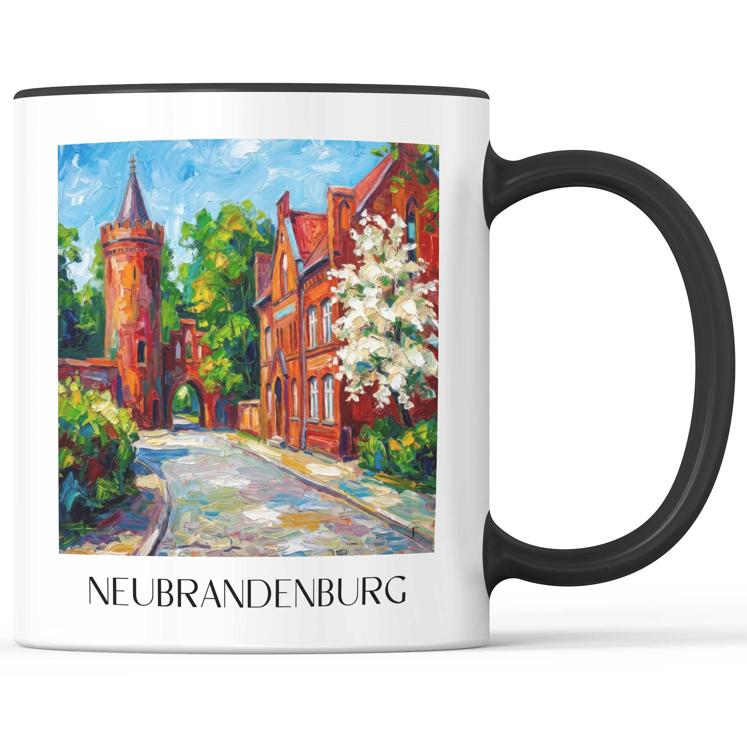 neubrandenburg-mecklenburg-vorpommern-deutschland-kaffeebecher-oil-painting-oelgemaelde