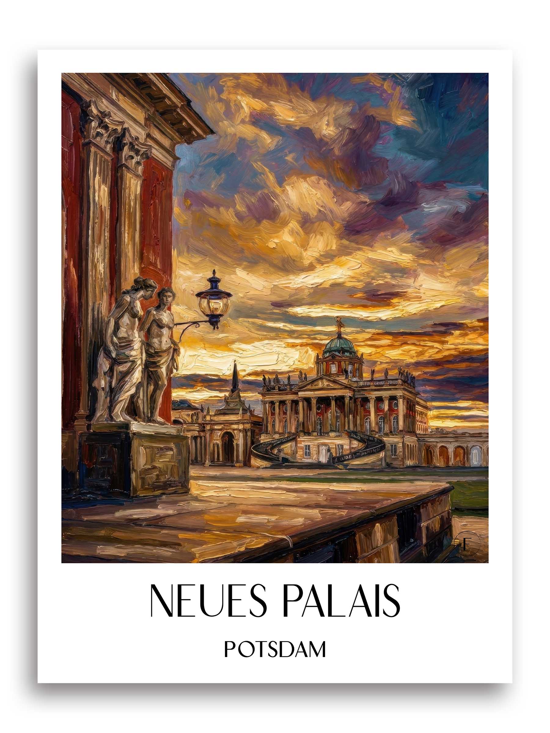 neues-palais-potsdam-deutschland-poster-oil-painting-oelgemaelde