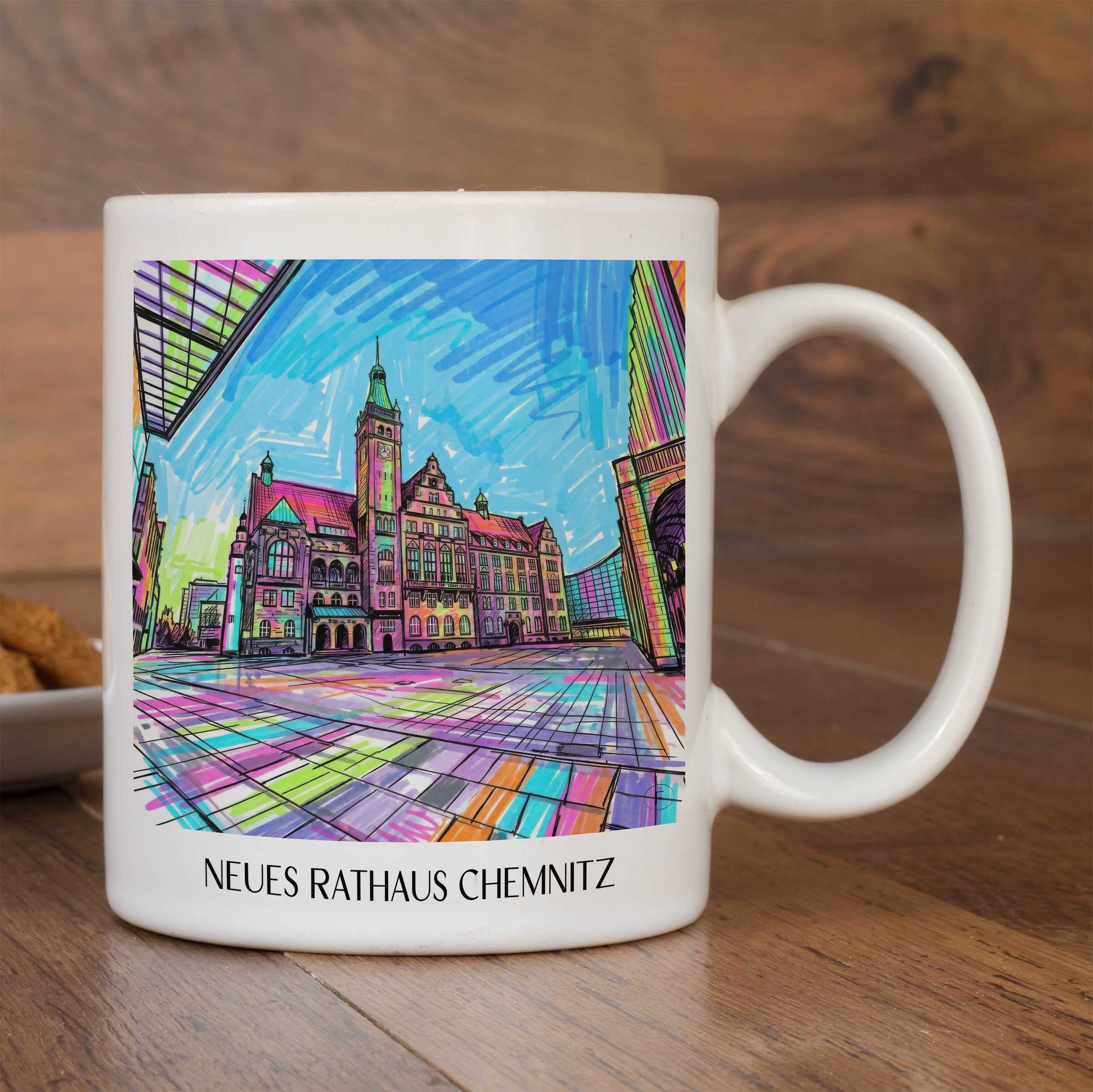 neues-rathaus-chemnitz-deutschland-kaffeebecher-graffiti