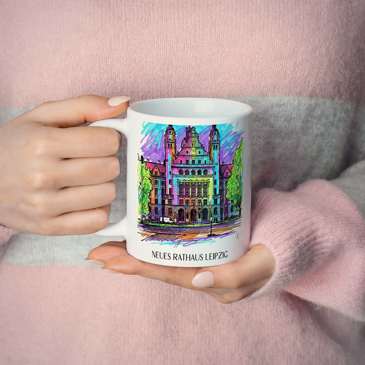 neues-rathaus-leipzig-deutschland-kaffeebecher-graffiti