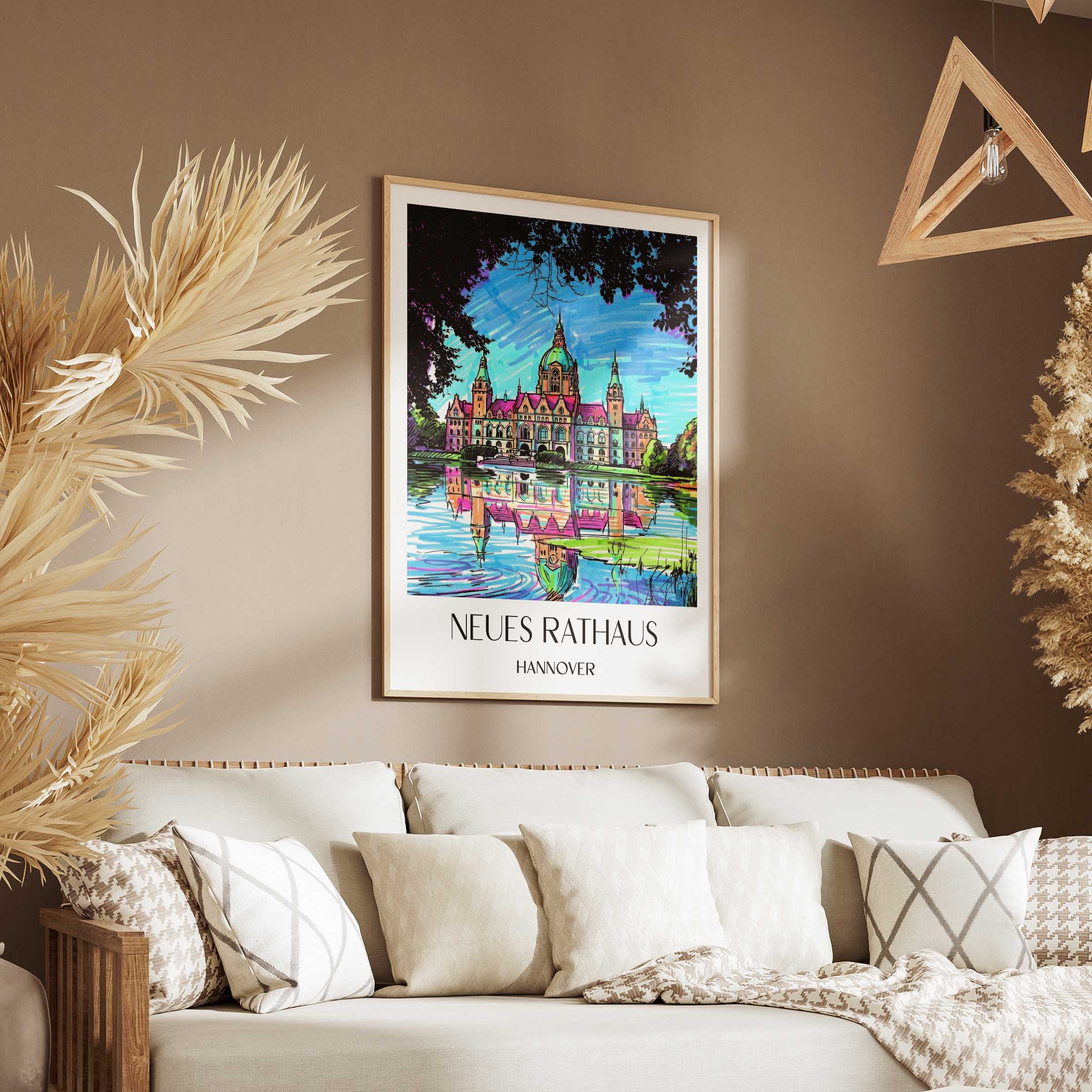 neues-rathaus-hannover-deutschland-poster-graffiti
