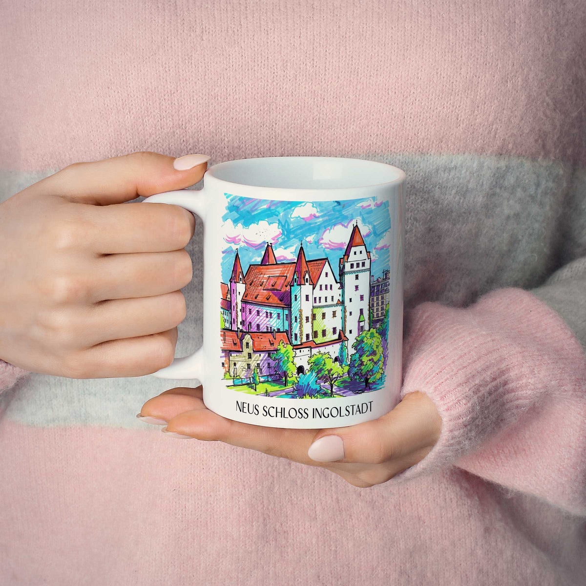 neues-schloss-ingolstadt-deutschland-kaffeebecher-graffiti