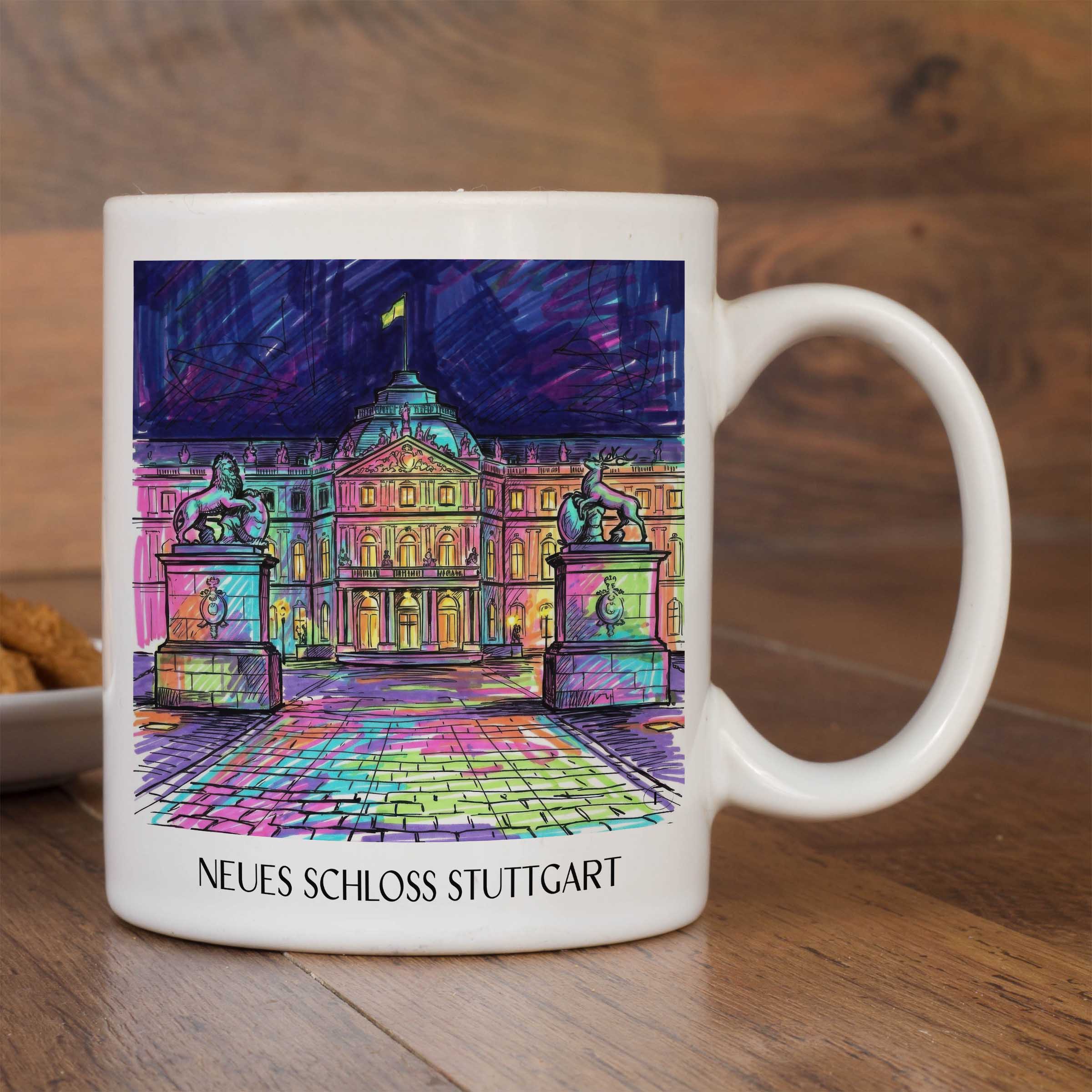 neues-schloss-stuttgart-deutschland-kaffeebecher-graffiti