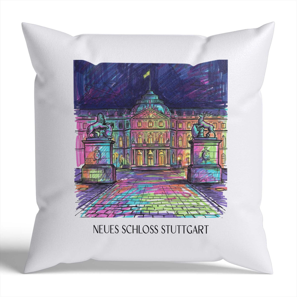 neues-schloss-stuttgart-deutschland-kissenbezug-graffiti