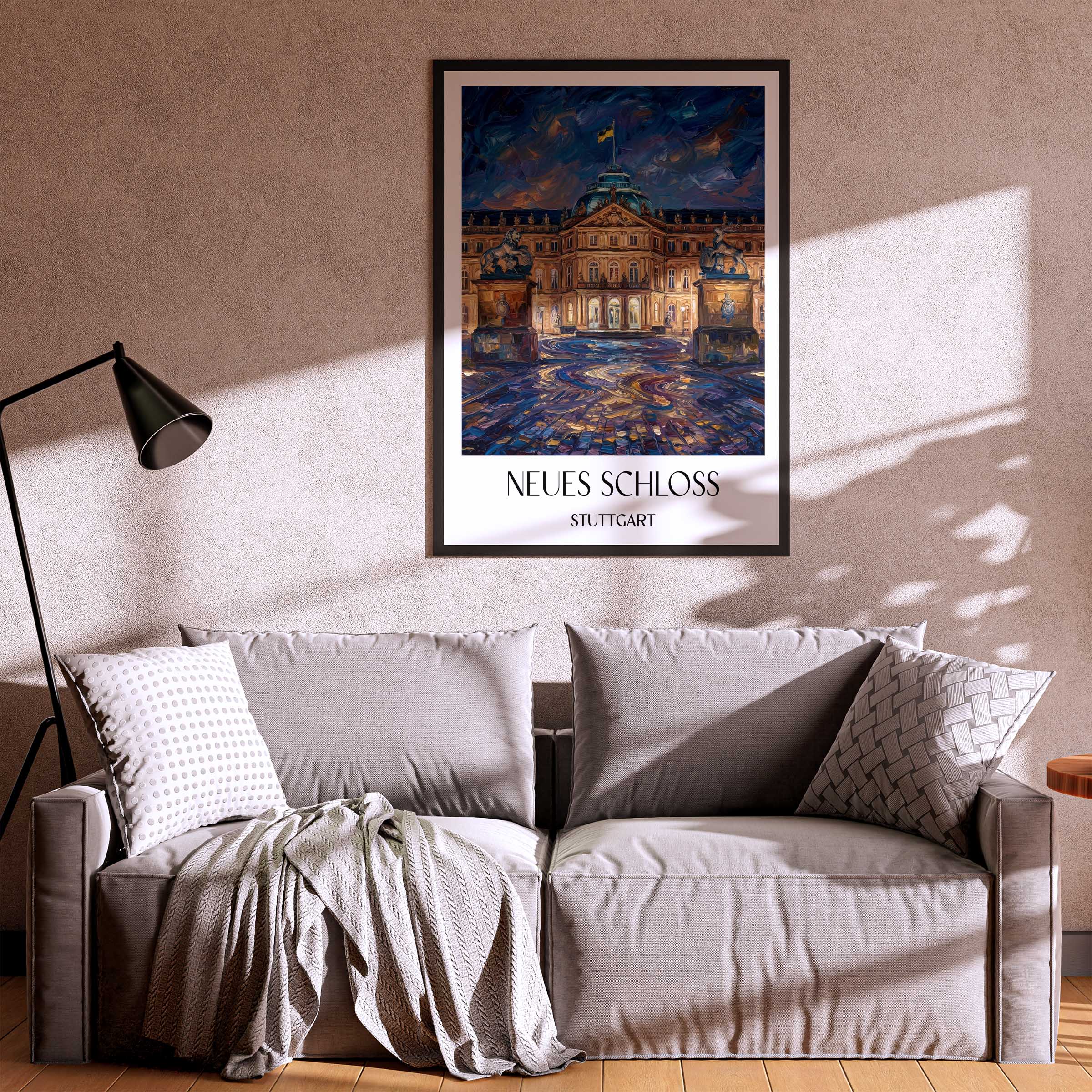 neues-schloss-stuttgart-deutschland-poster-oil-painting-oelgemaelde