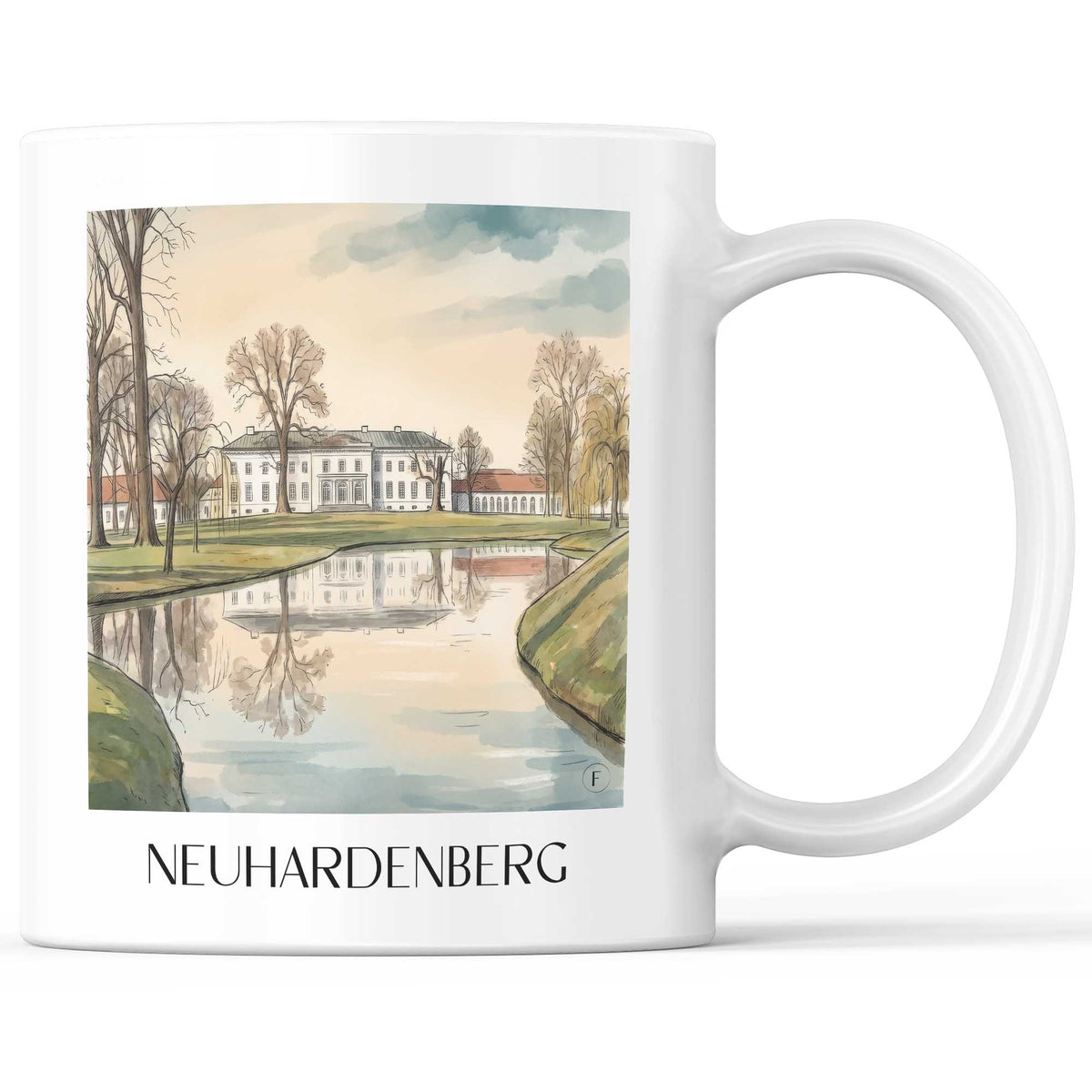 neuhardenberg-brandenburg-deutschland-kaffeebecher-aquarell