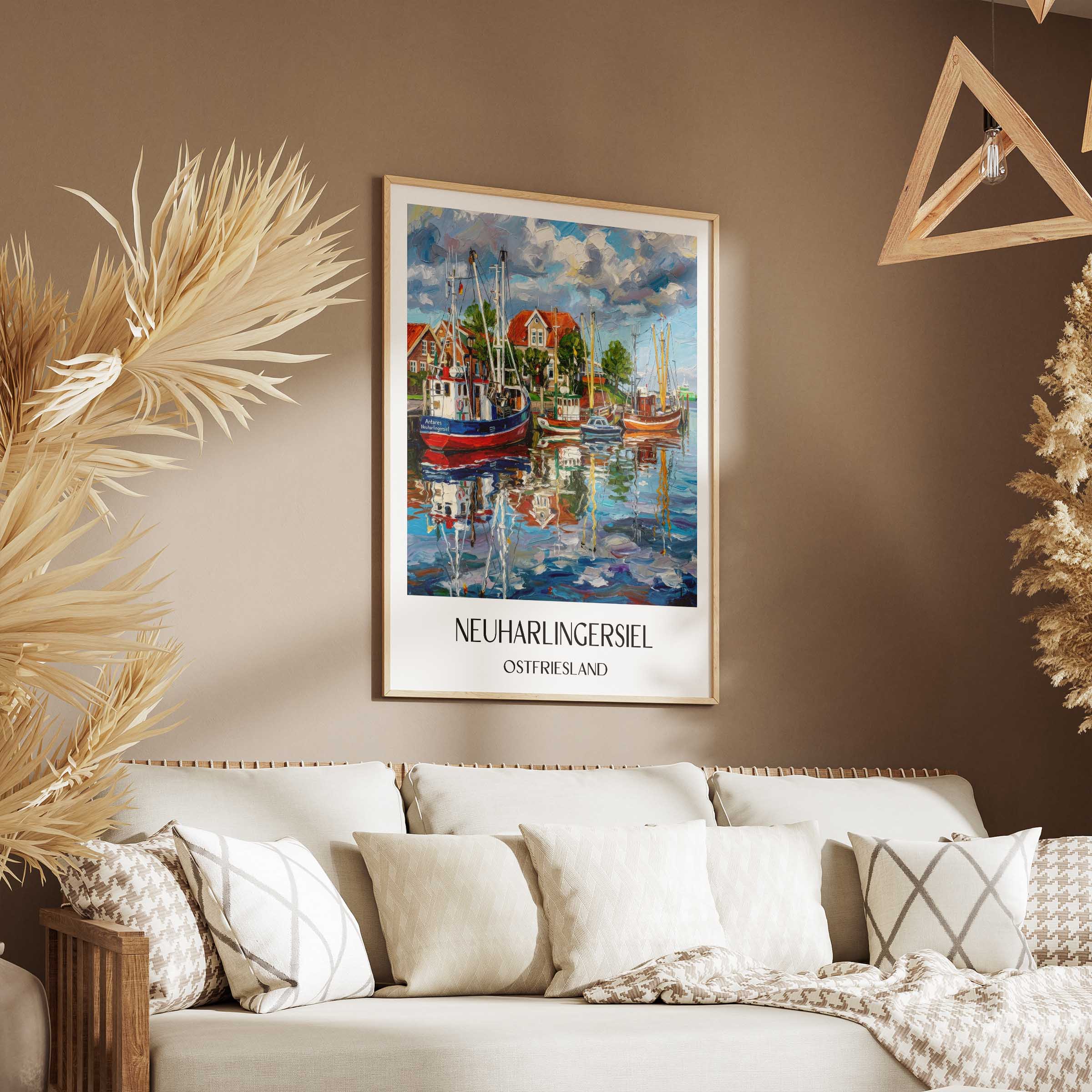 neuharlingersiel-ostfriesland-deutschland-poster-oil-painting-oelgemaelde
