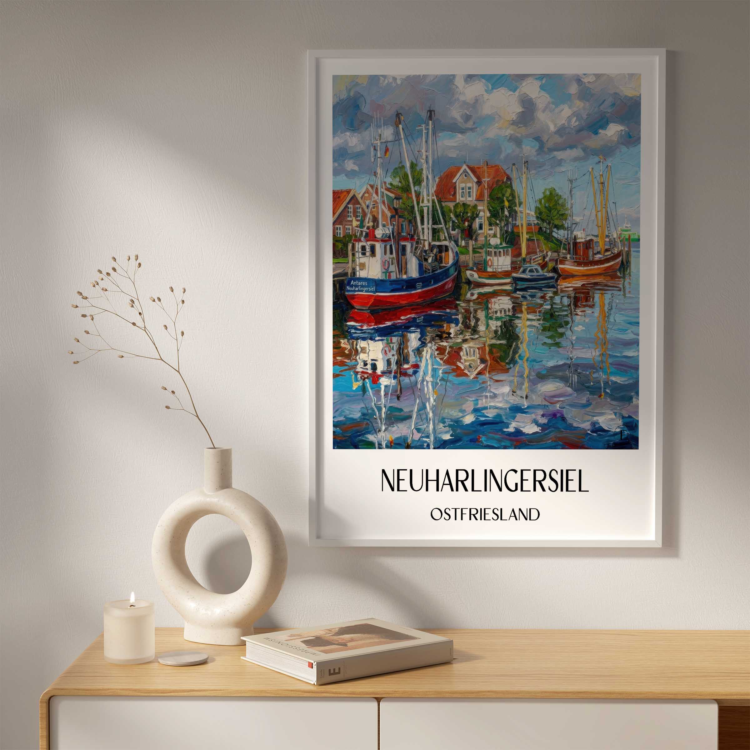 neuharlingersiel-ostfriesland-deutschland-poster-oil-painting-oelgemaelde