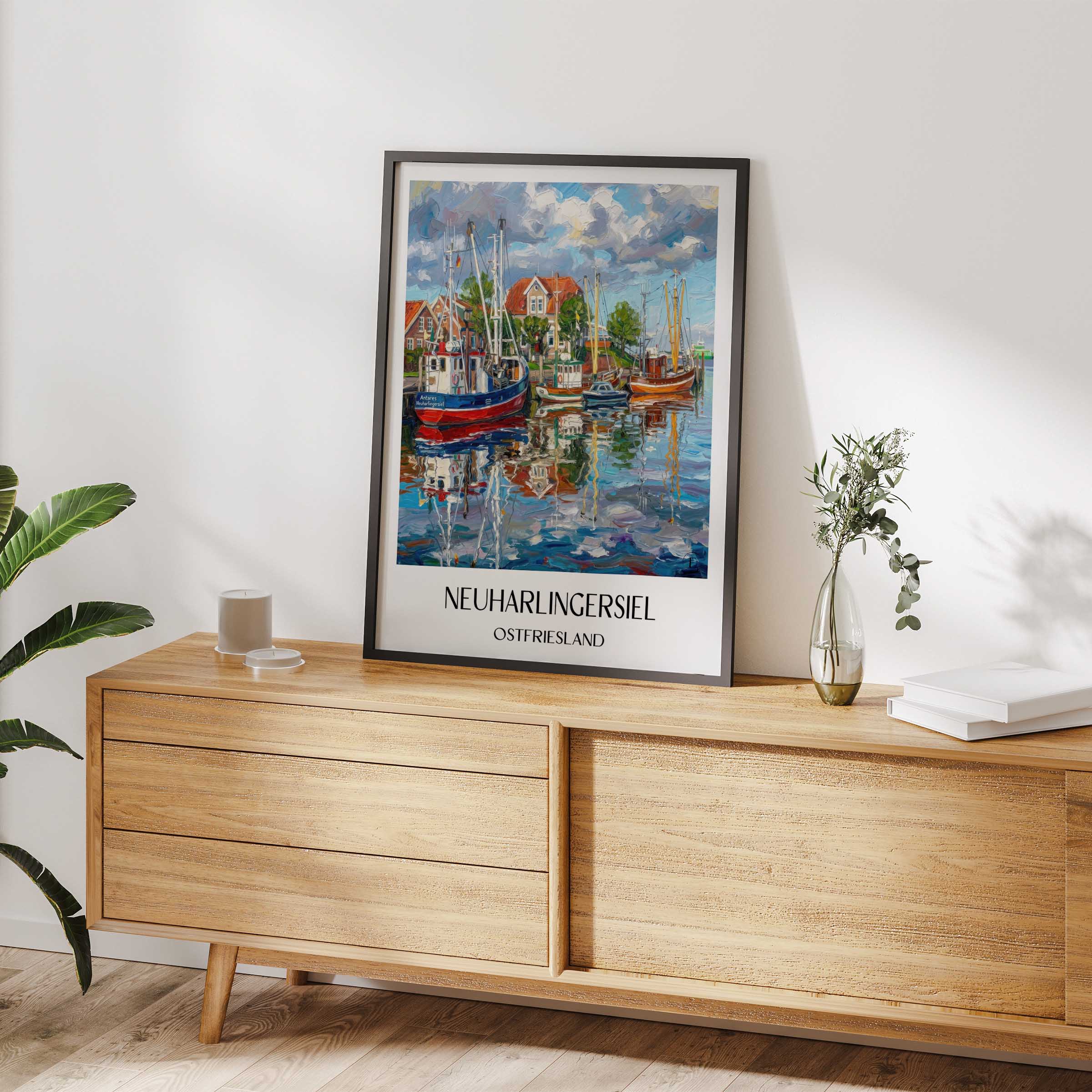 neuharlingersiel-ostfriesland-deutschland-poster-oil-painting-oelgemaelde