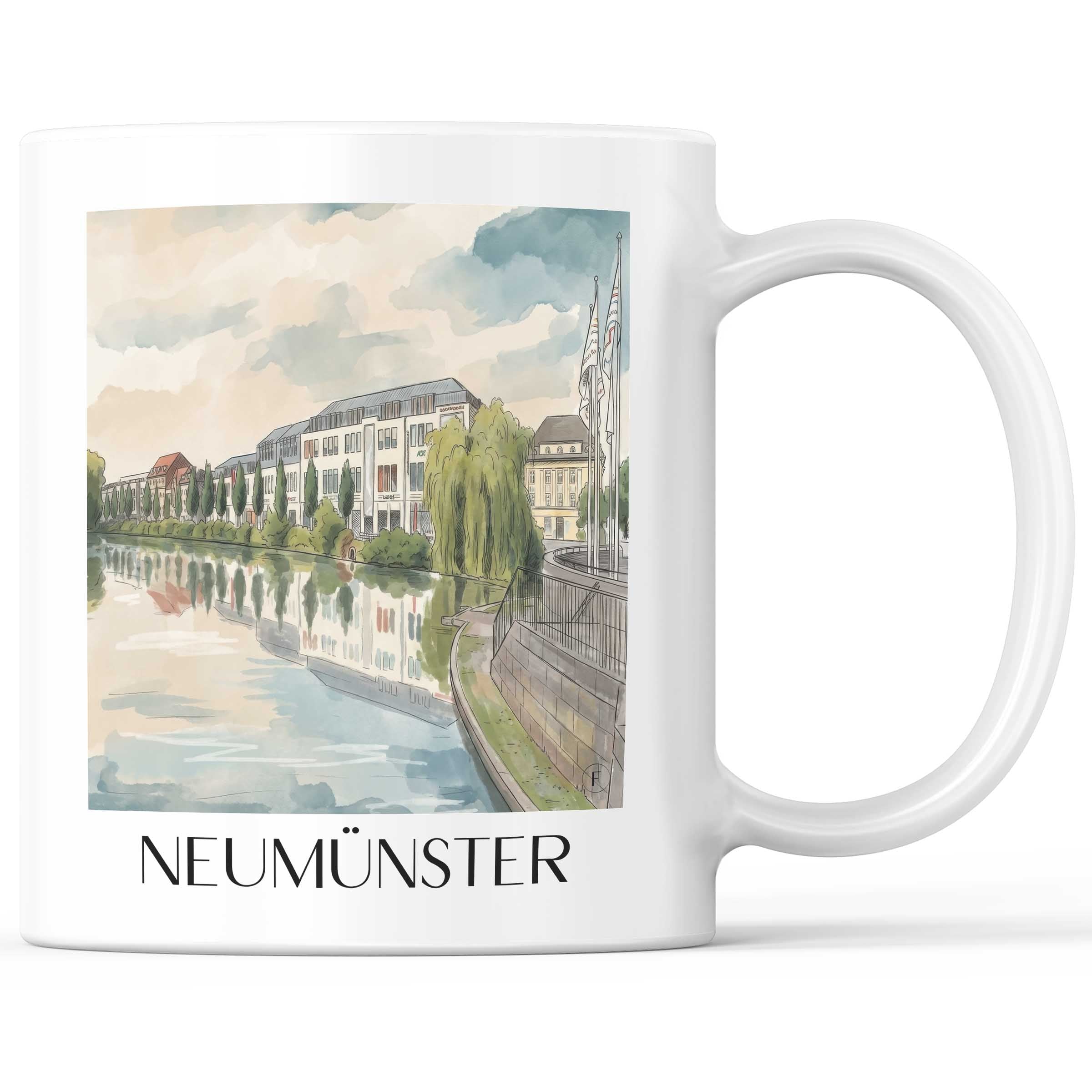 neumünster-schleswig-holstein-deutschland-kaffeebecher-aquarell