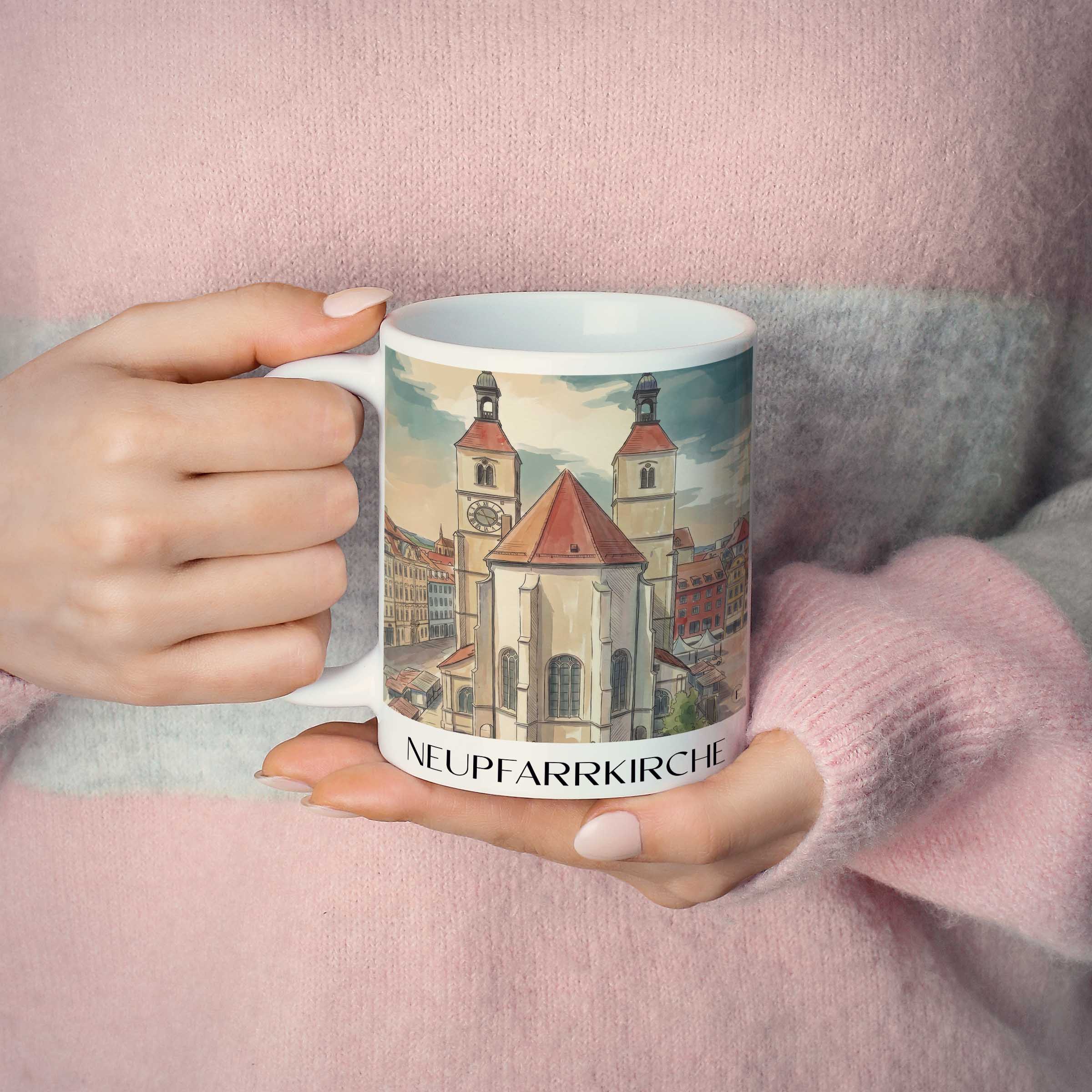 neupfarrkirche-regensburg-deutschland-kaffeebecher-aquarell