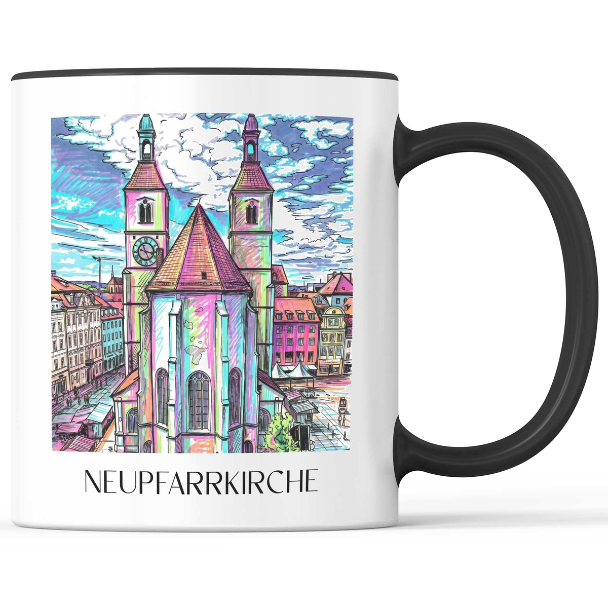 neupfarrkirche-regensburg-deutschland-kaffeebecher-graffiti