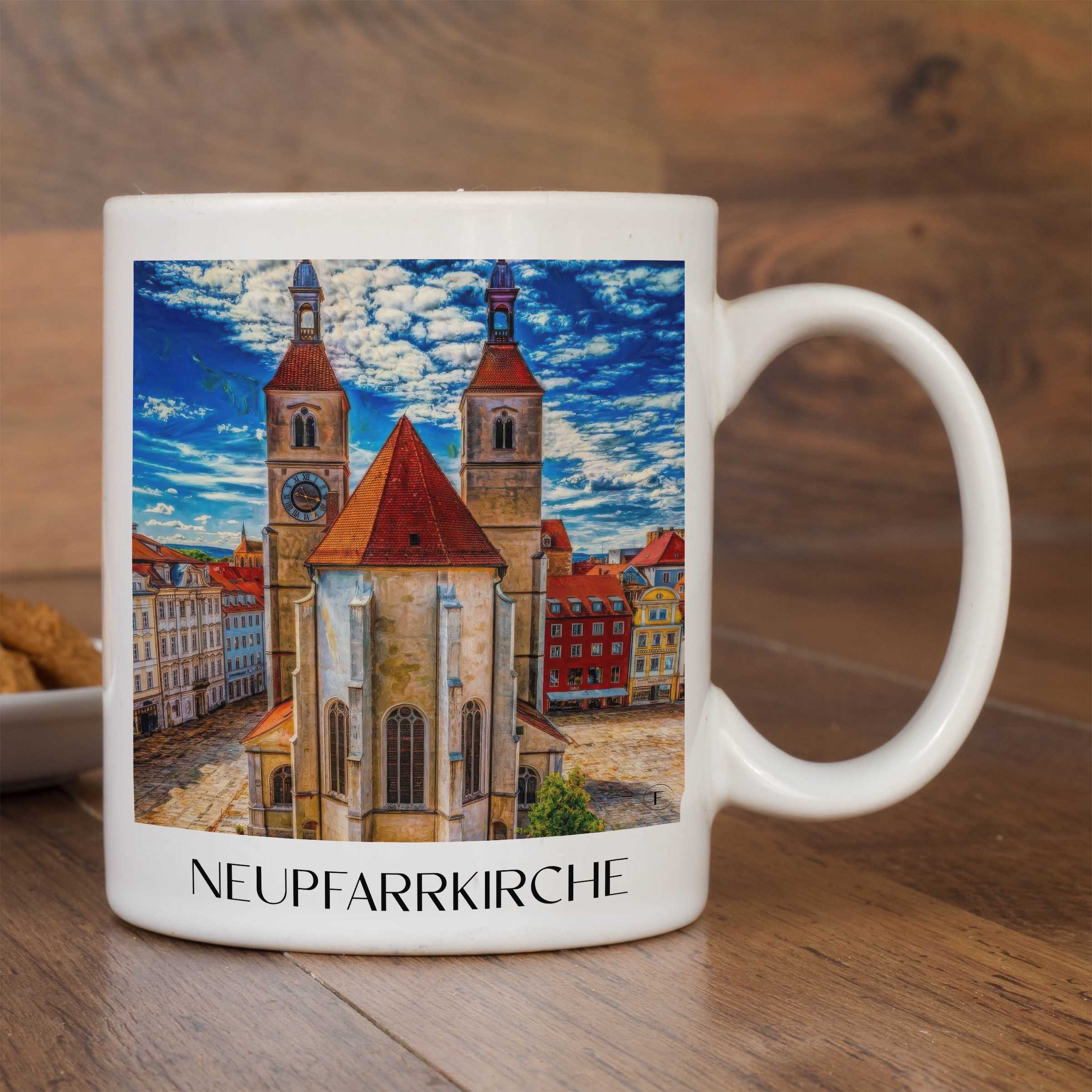 neupfarrkirche-regensburg-deutschland-kaffeebecher-oil-painting-oelgemaelde