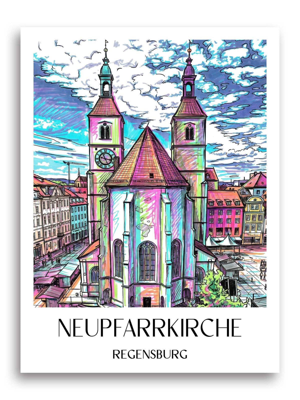 neupfarrkirche-regensburg-deutschland-poster-graffiti