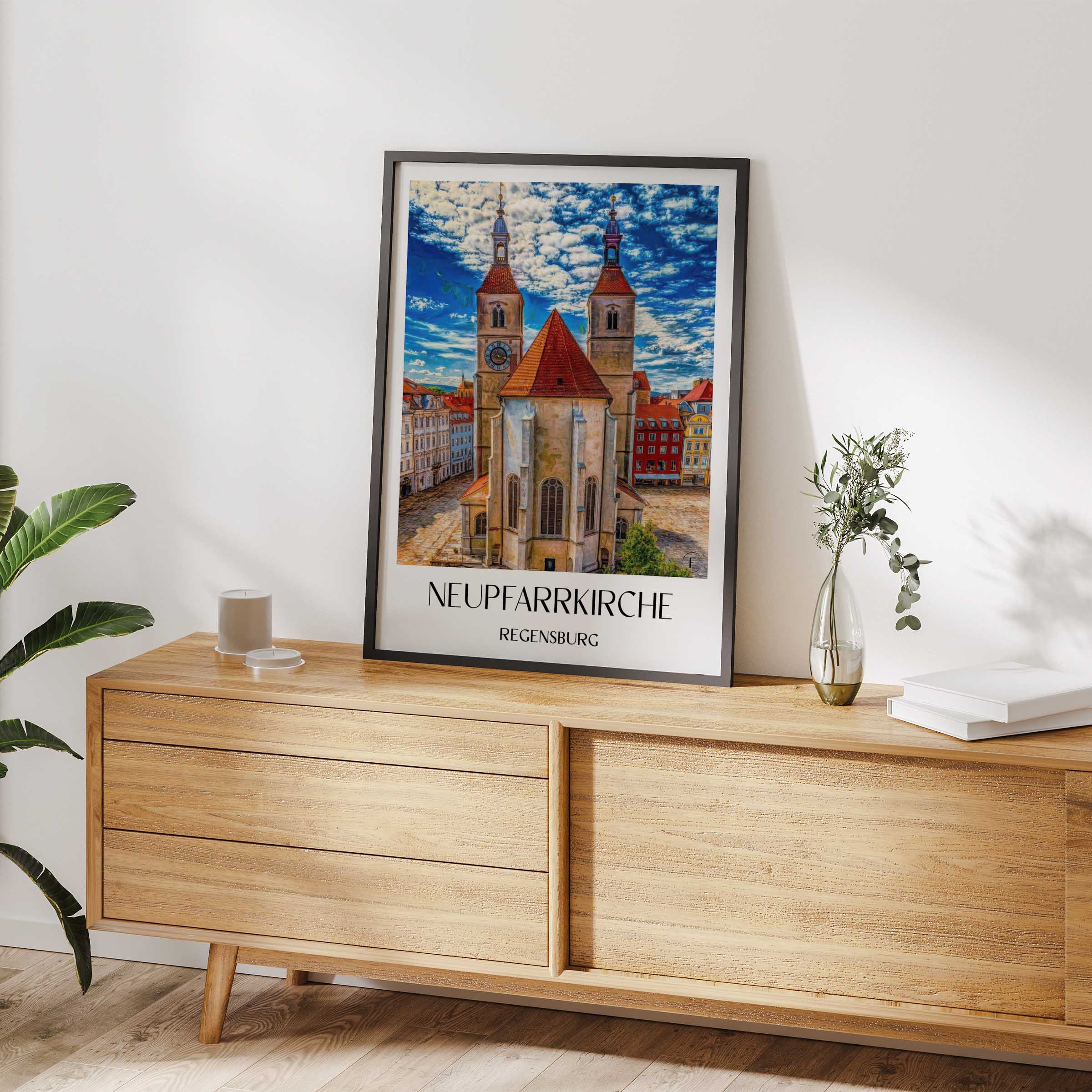 neupfarrkirche-regensburg-deutschland-poster-oil-painting-oelgemaelde