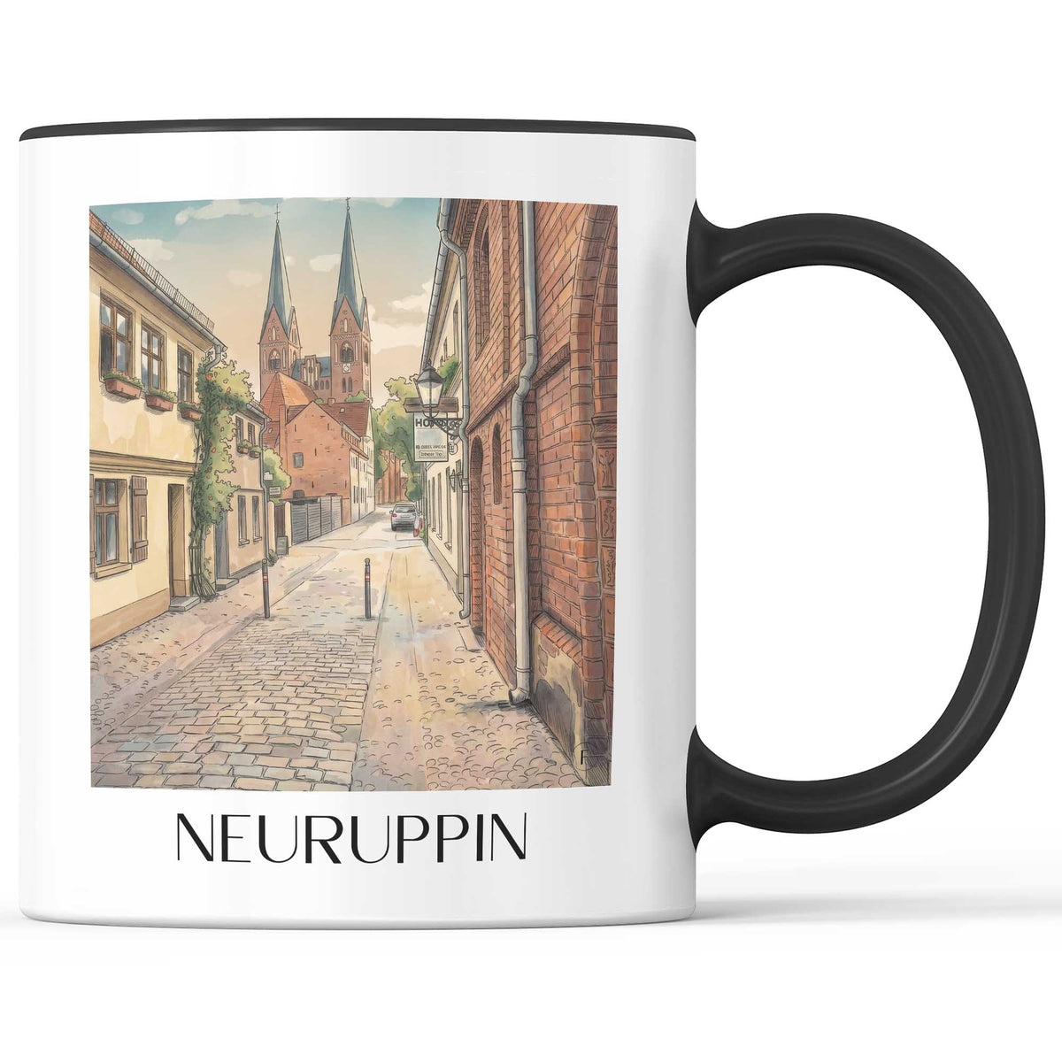 neuruppin-brandenburg-deutschland-kaffeebecher-aquarell