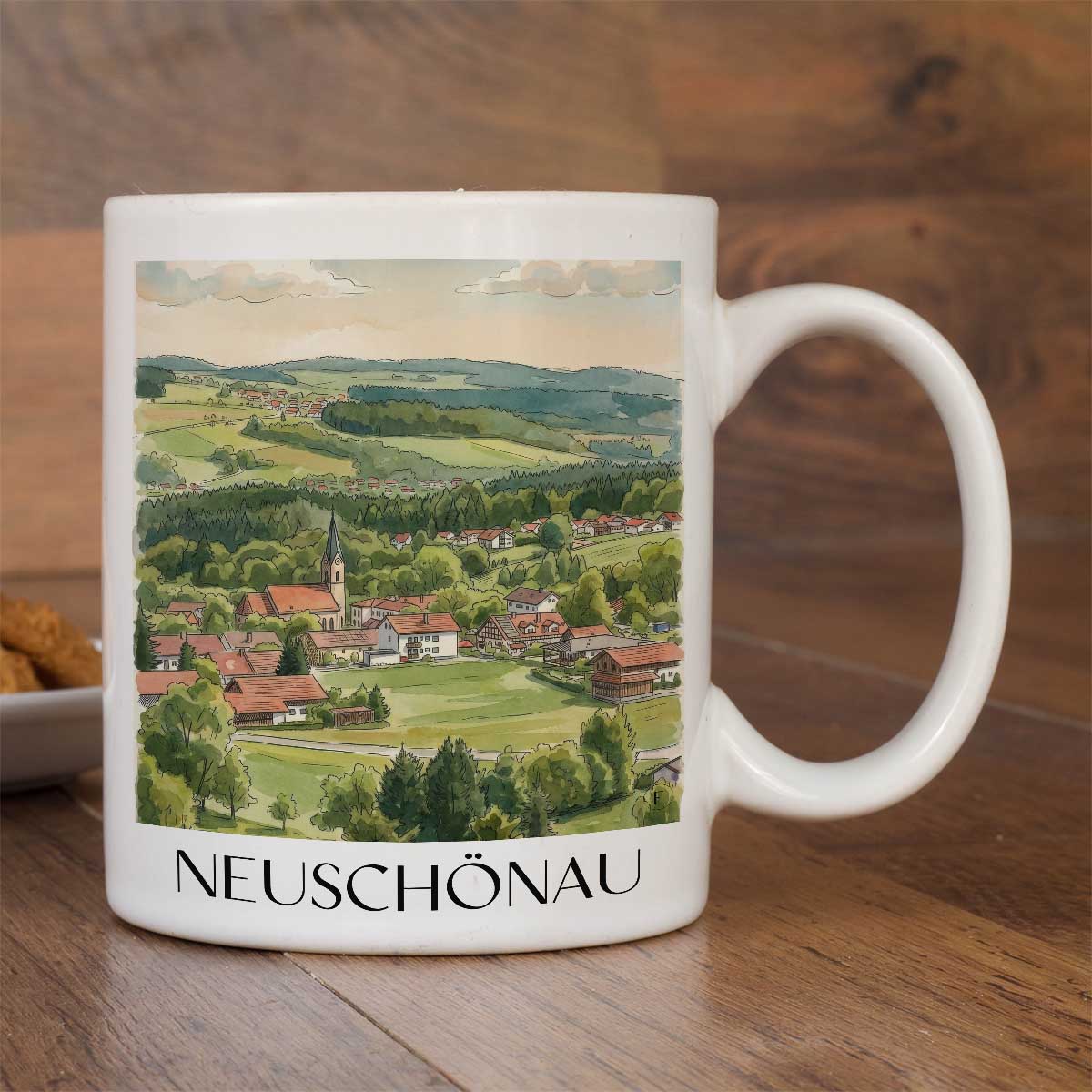 neuschönau-bayerischer-wald-deutschland-kaffeebecher-aquarell