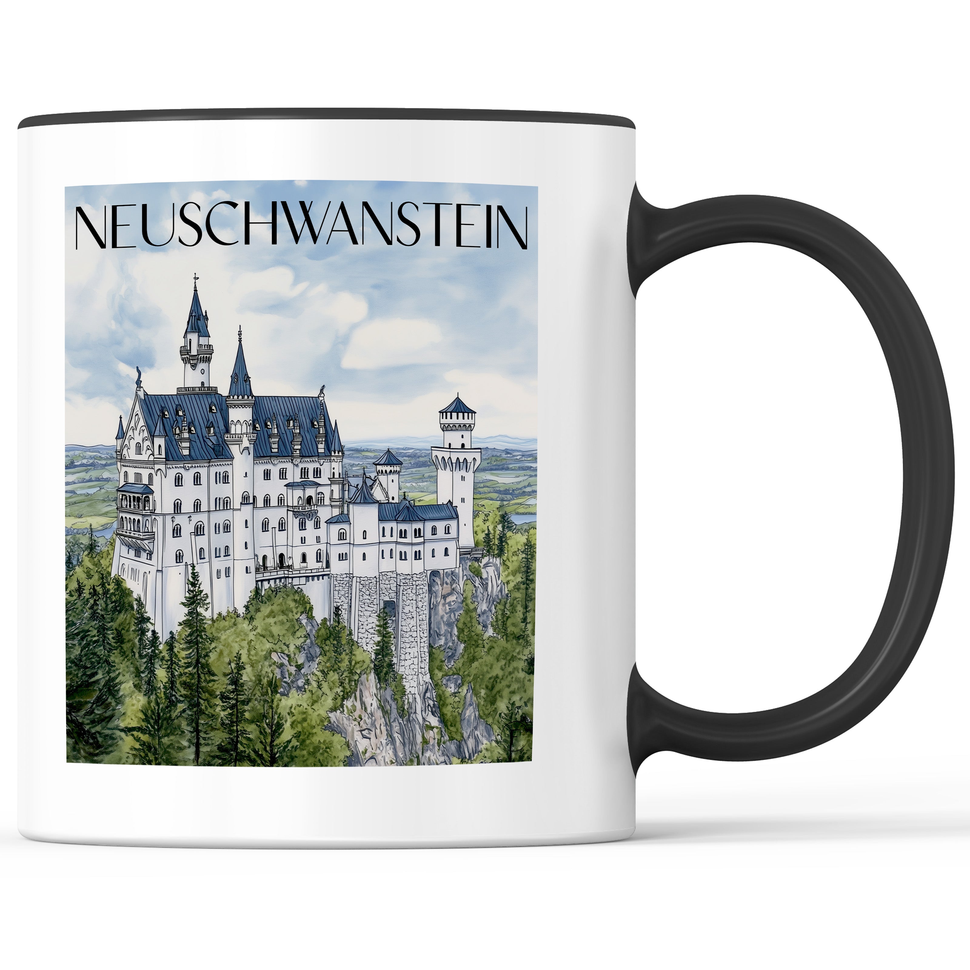 neuschwanstein-deutschland-einkaufstasche-aquarell