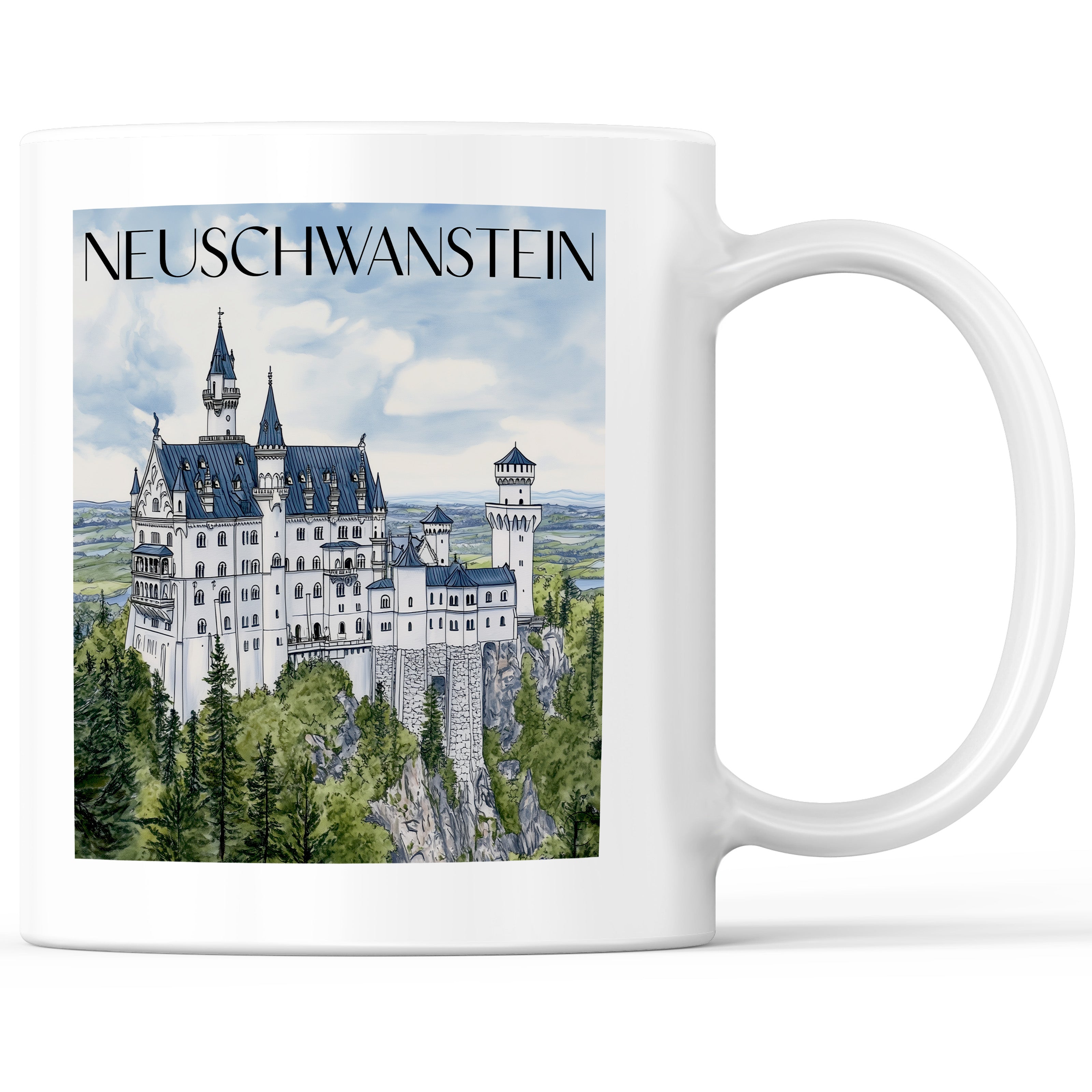 neuschwanstein-deutschland-einkaufstasche-aquarell