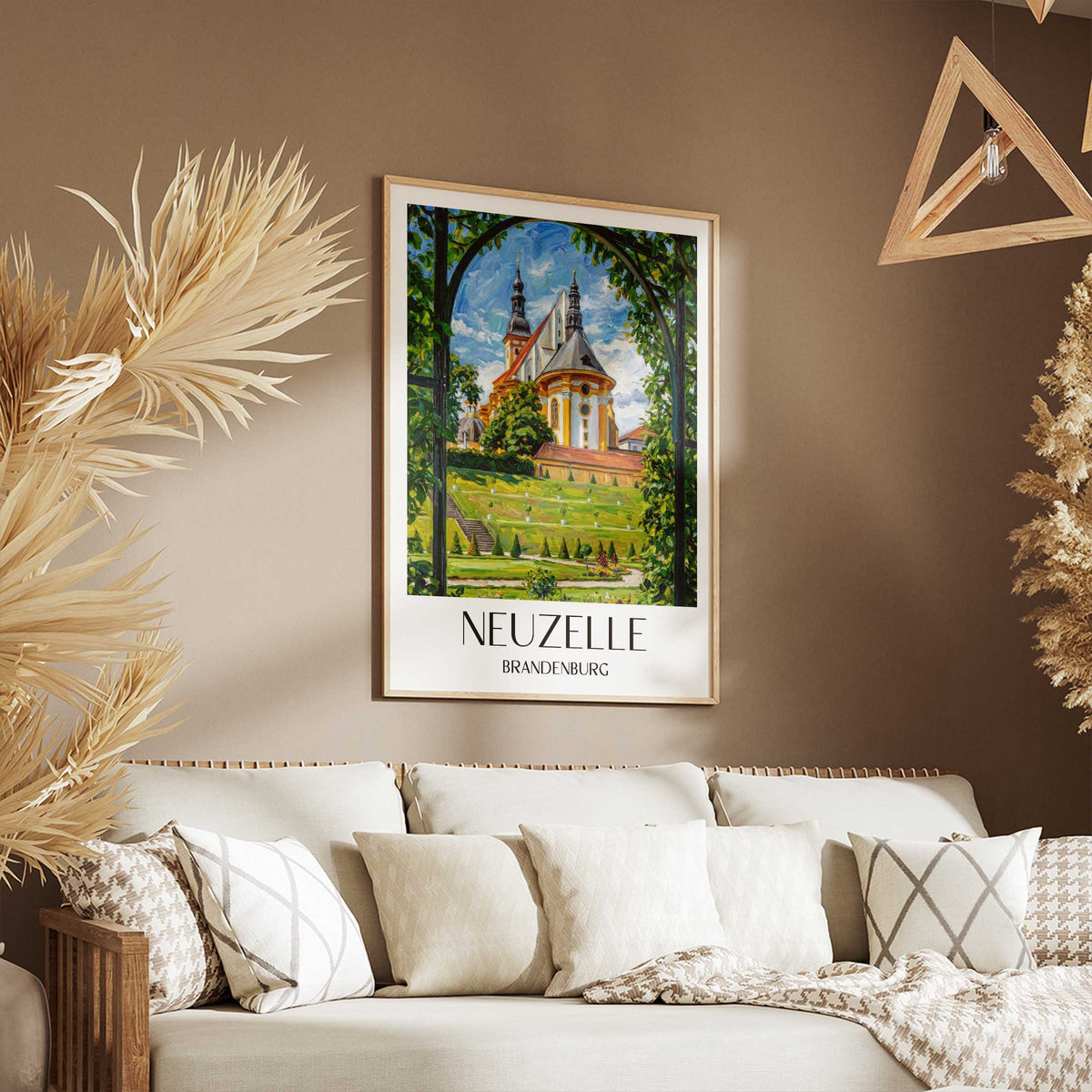 neuzelle-brandenburg-deutschland-poster-oil-painting-oelgemaelde