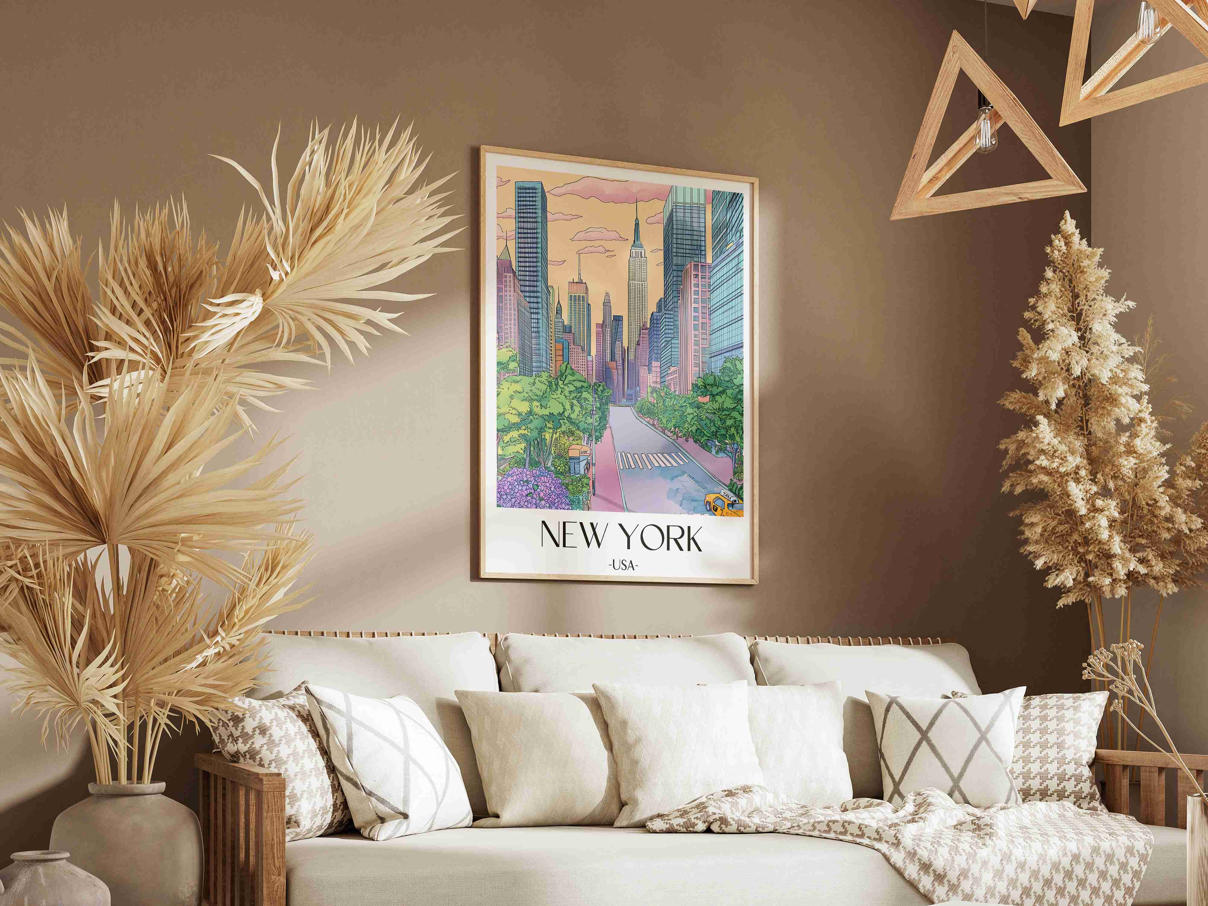 new-york-3-usa-poster-aquarell