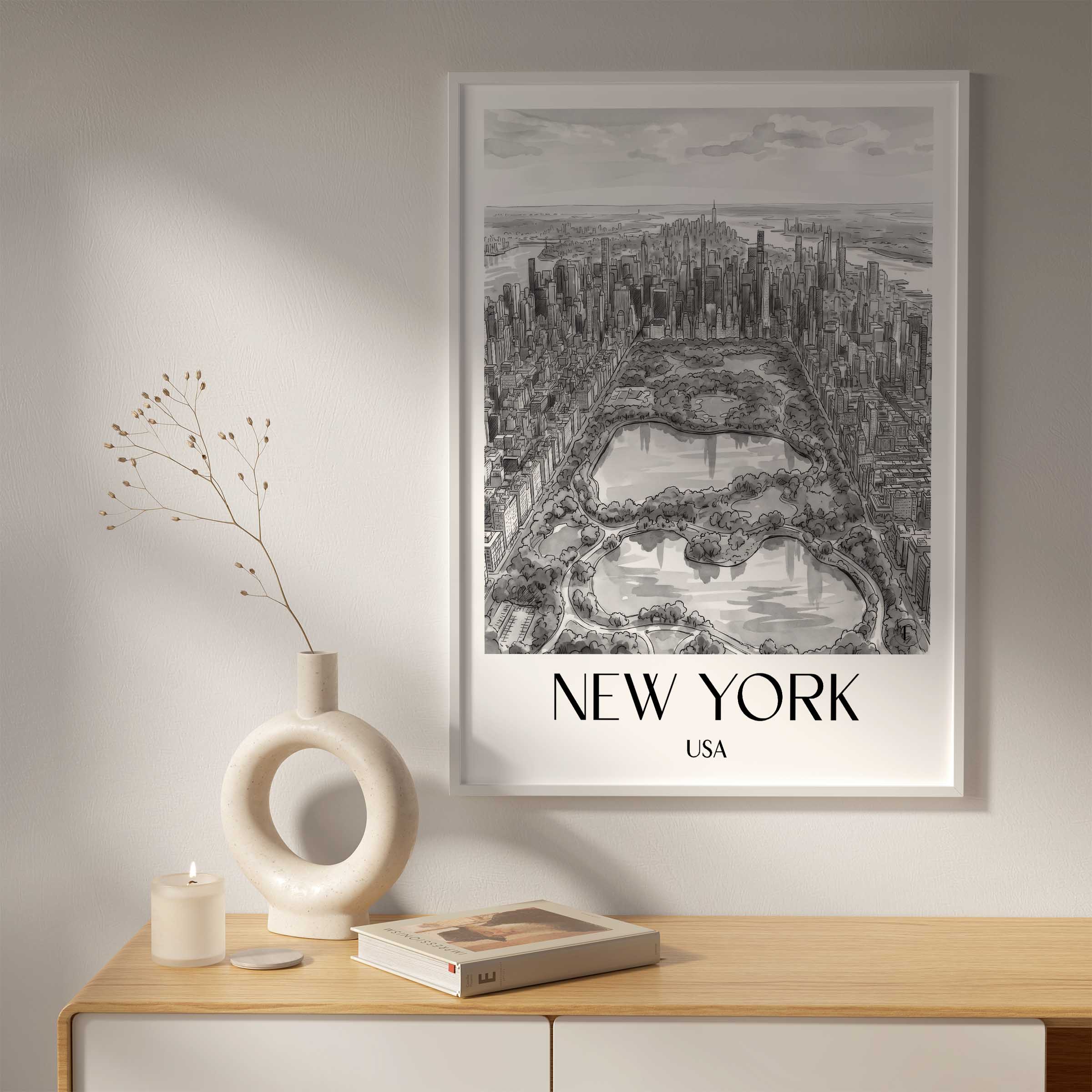 new-york-usa-usa-poster-aquarell-schwarz-weiss