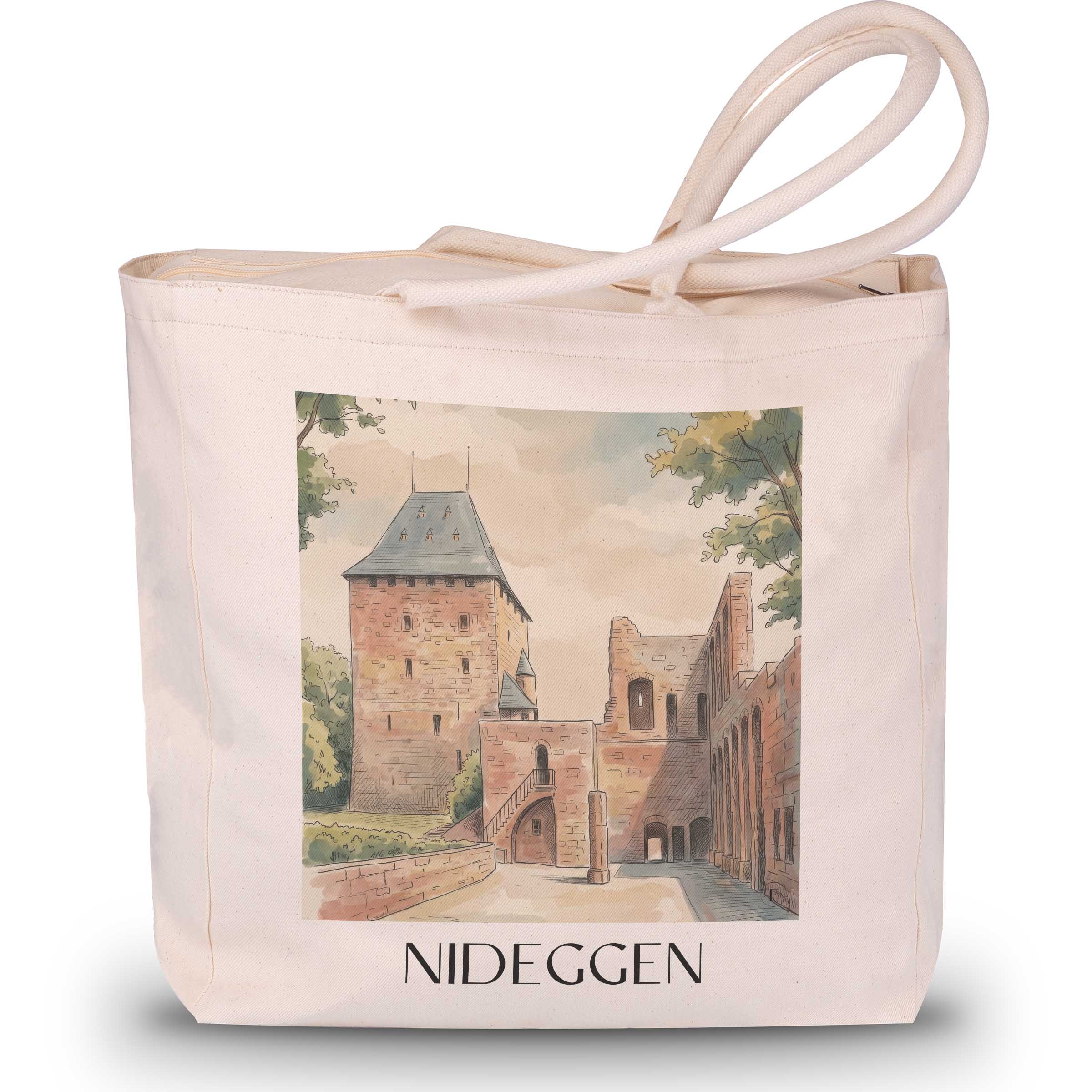 nideggen-eifel-deutschland-einkaufstasche-aquarell