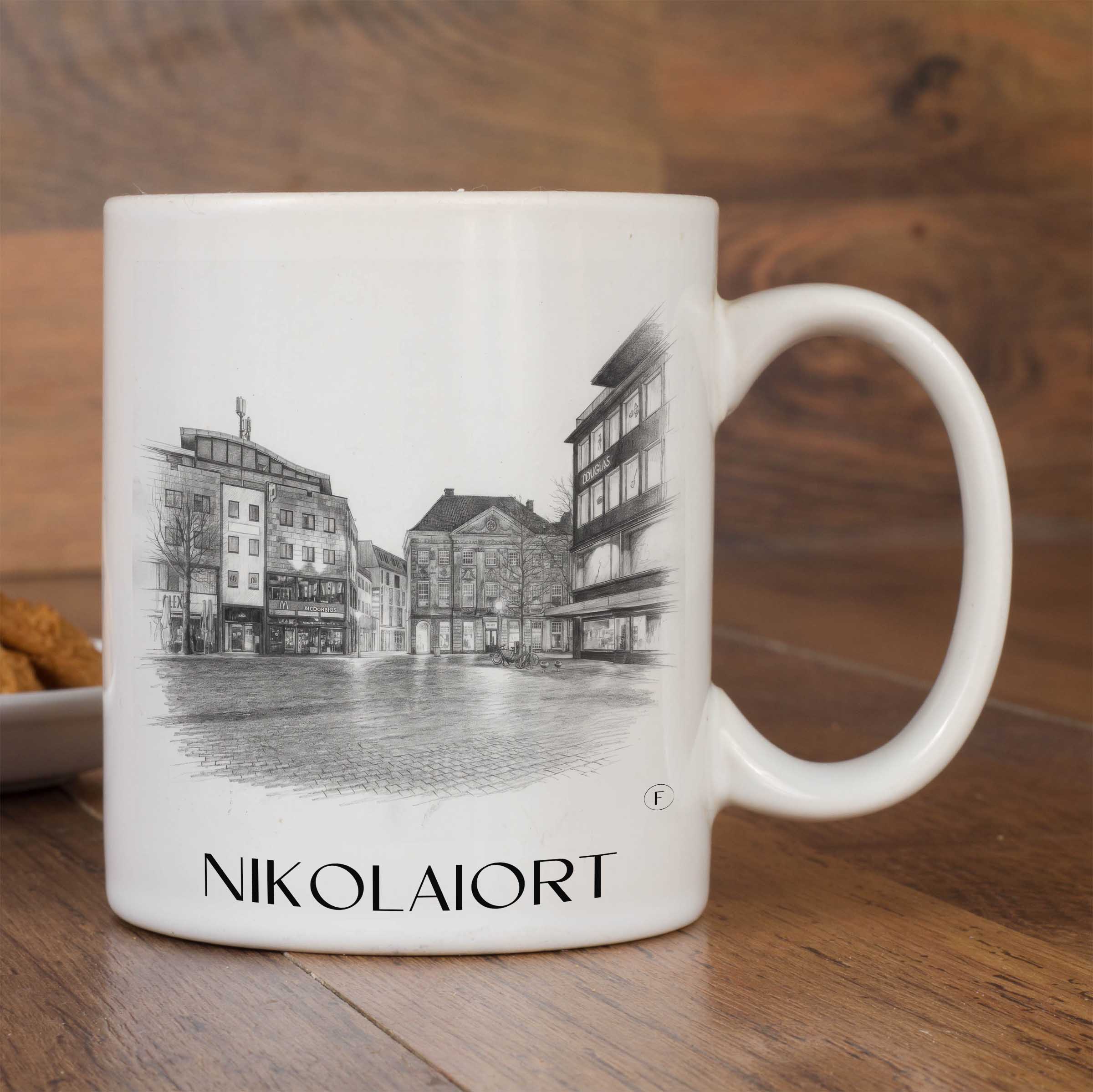 nikolaiort-osnabrück-deutschland-kaffeebecher-bleistift-zeichnung-drawing