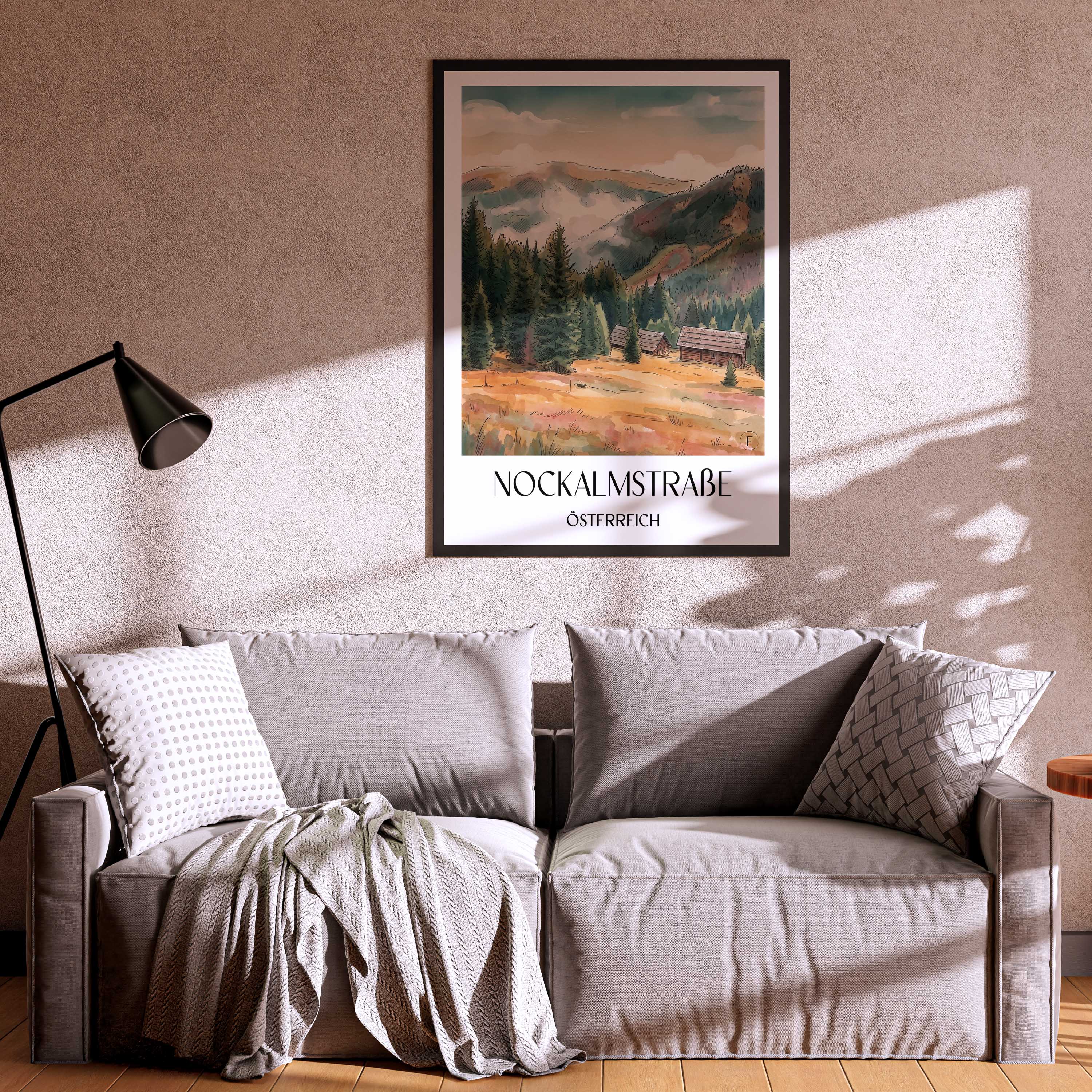 nockalmstraße-österreich-österreich-und-österreich-poster-aquarell