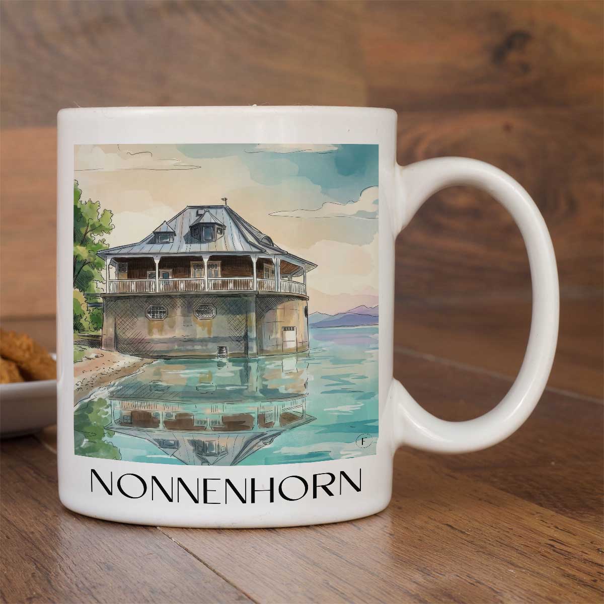 nonnenhorn-bodensee-deutschland-kaffeebecher-aquarell