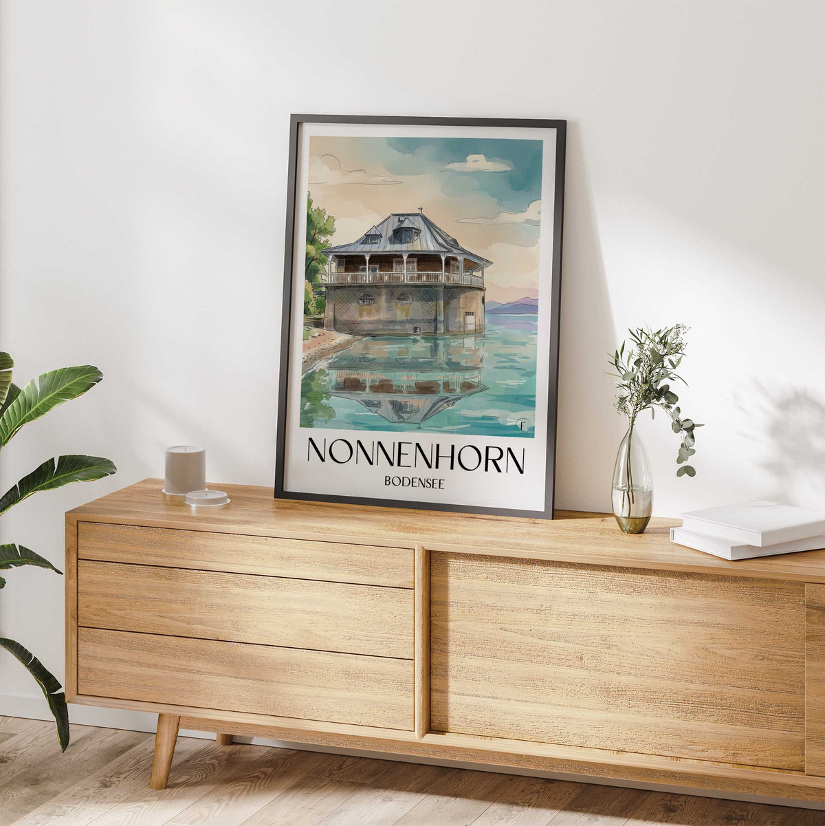 nonnenhorn-bodensee-deutschland-poster-aquarell