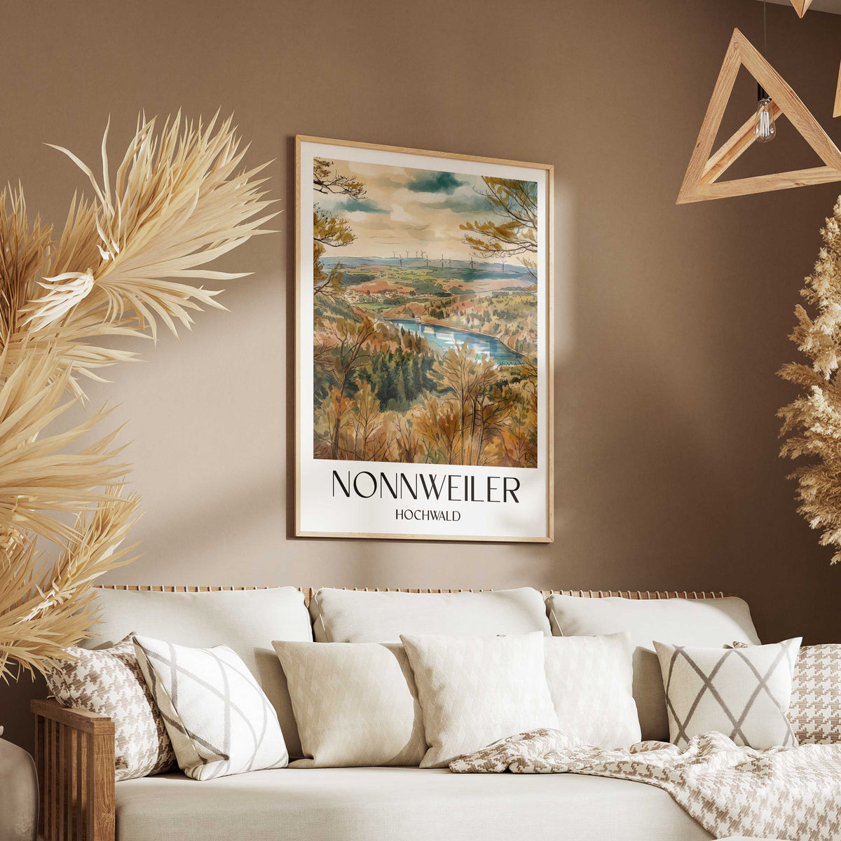 nonnweiler-hochwald-deutschland-poster-aquarell
