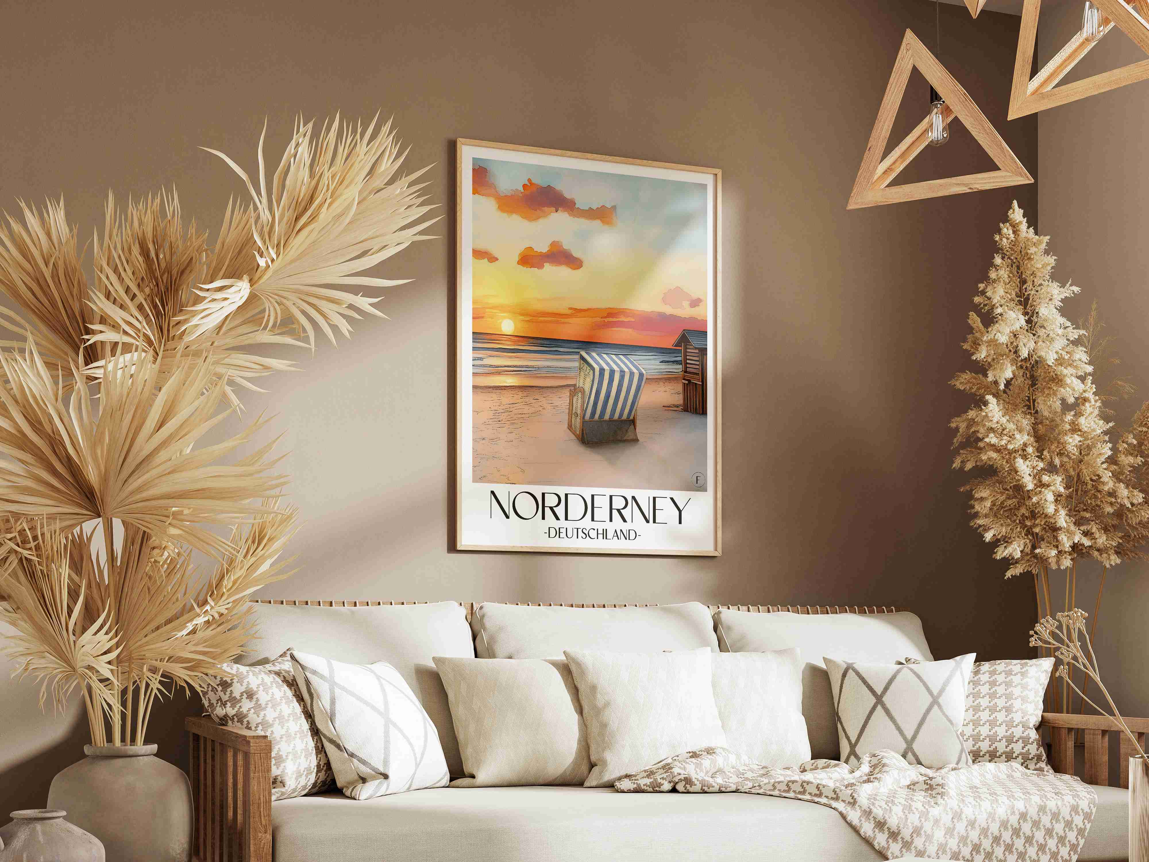 wangerooge-deutschland-poster-aquarell