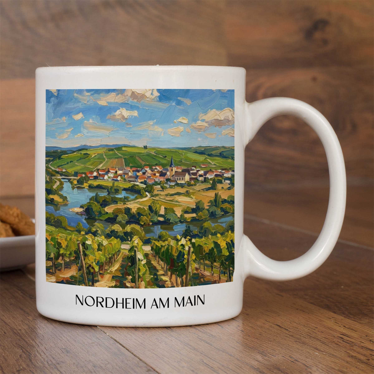 nordheim-am-main-mainschleife-deutschland-kaffeebecher-oil-painting-oelgemaelde