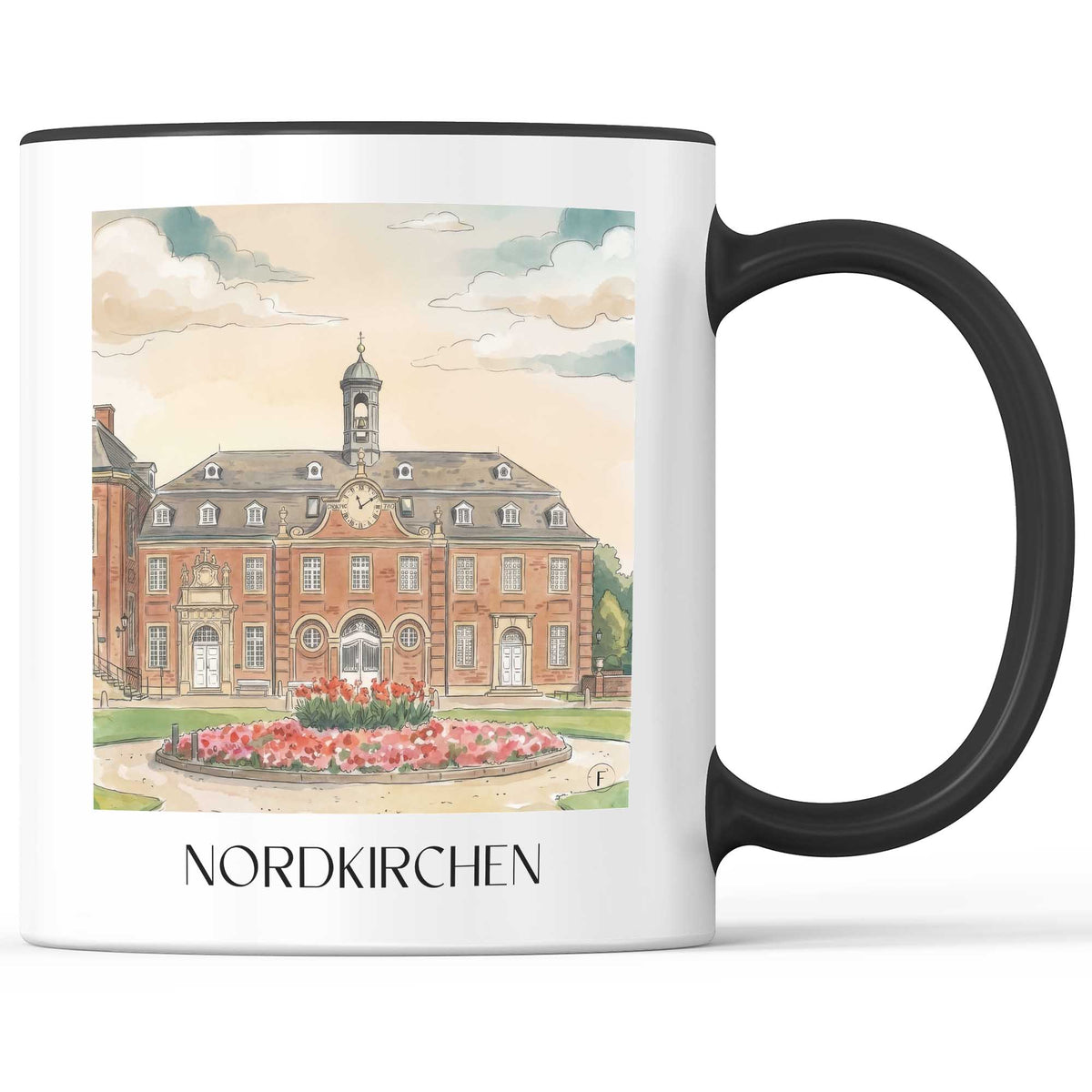 nordkirchen-münsterland-deutschland-kaffeebecher-aquarell