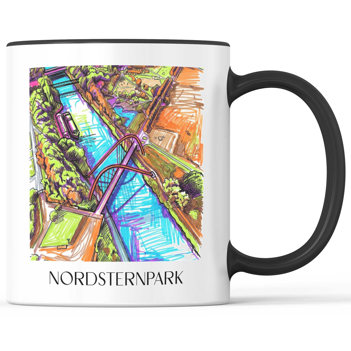 nordsternpark-gelsenkirchen-deutschland-kaffeebecher-graffiti