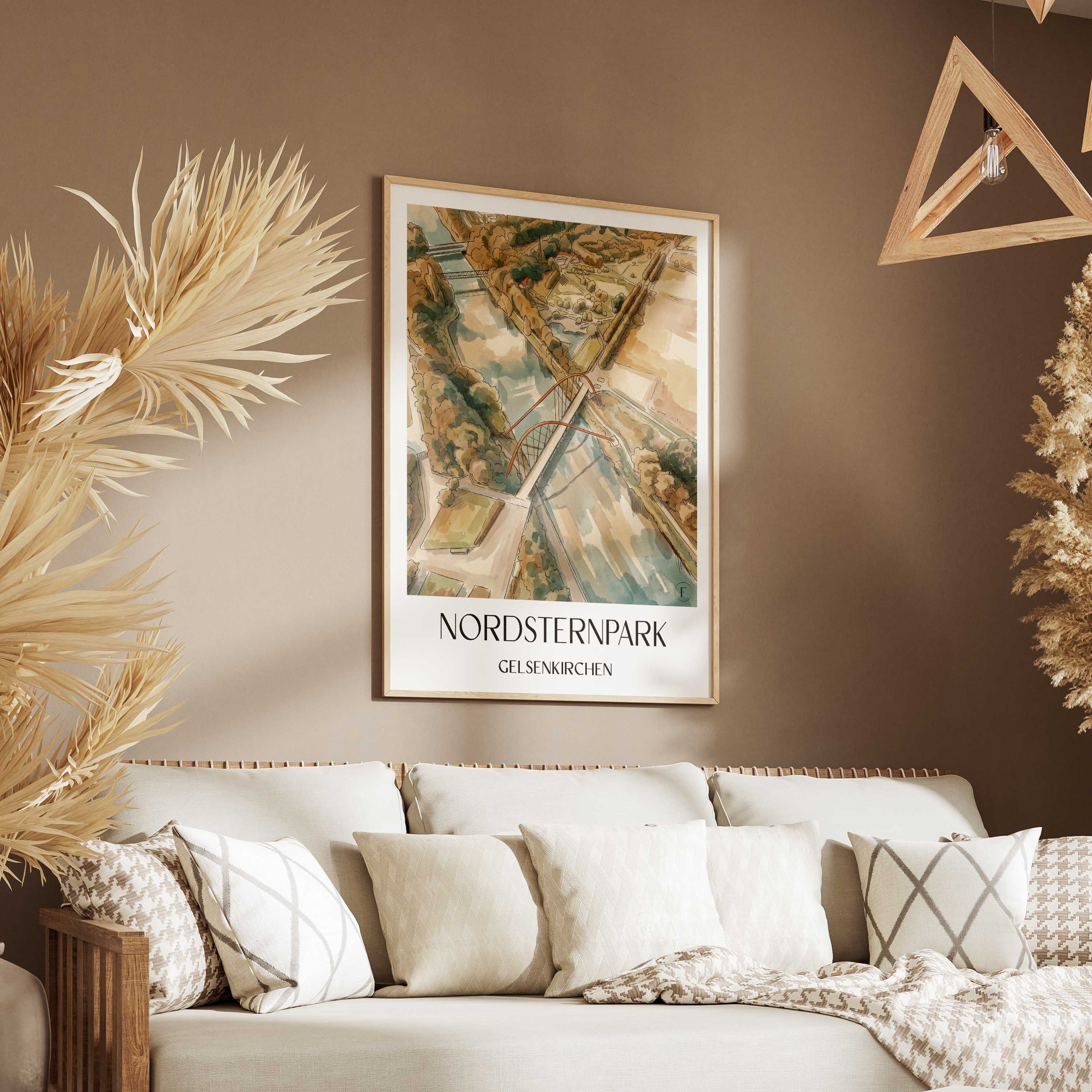 nordsternpark-gelsenkirchen-deutschland-poster-aquarell